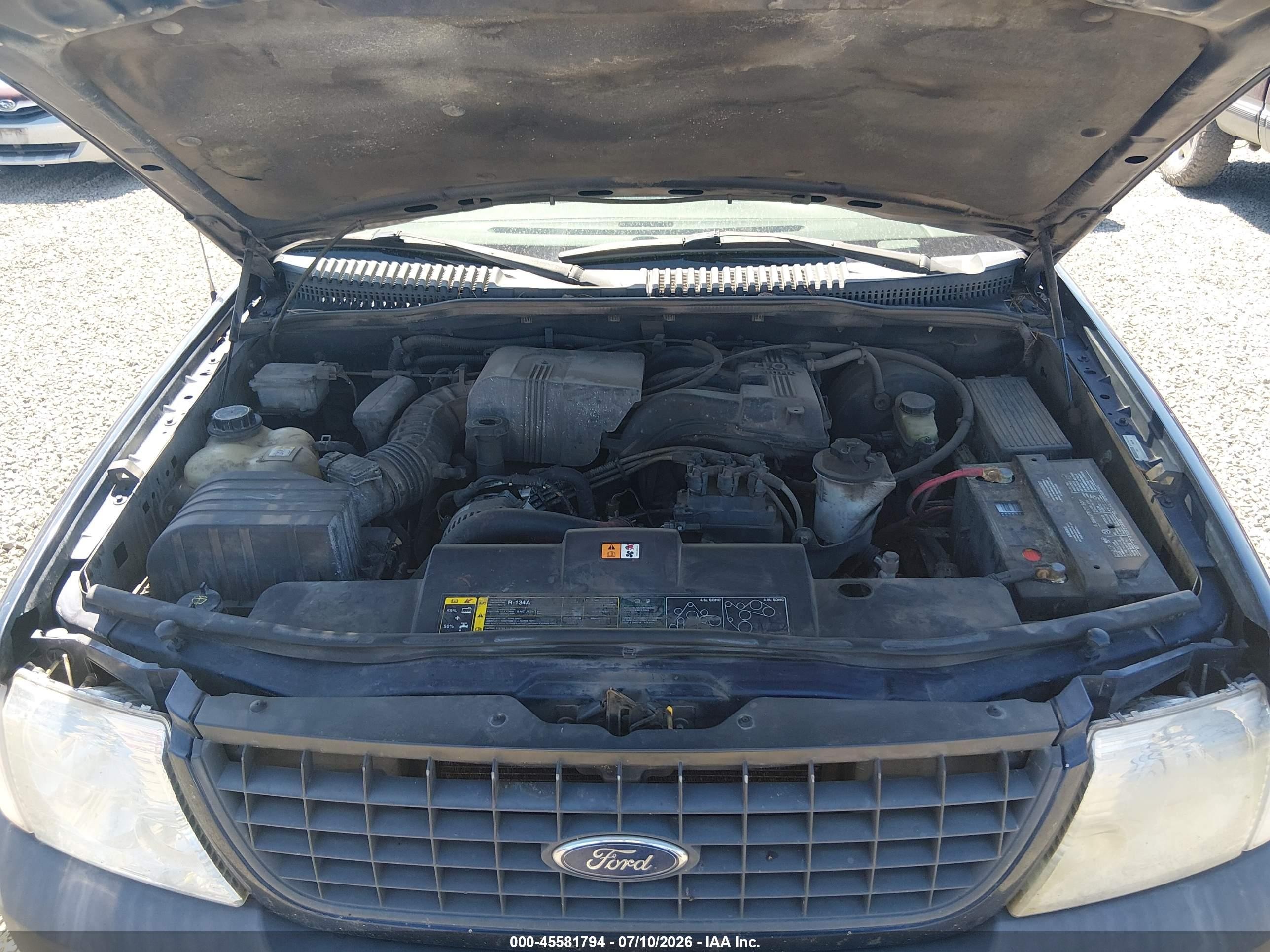 2003 Ford Explorer Xls Blue vin: 1FMZU72K63ZB40147