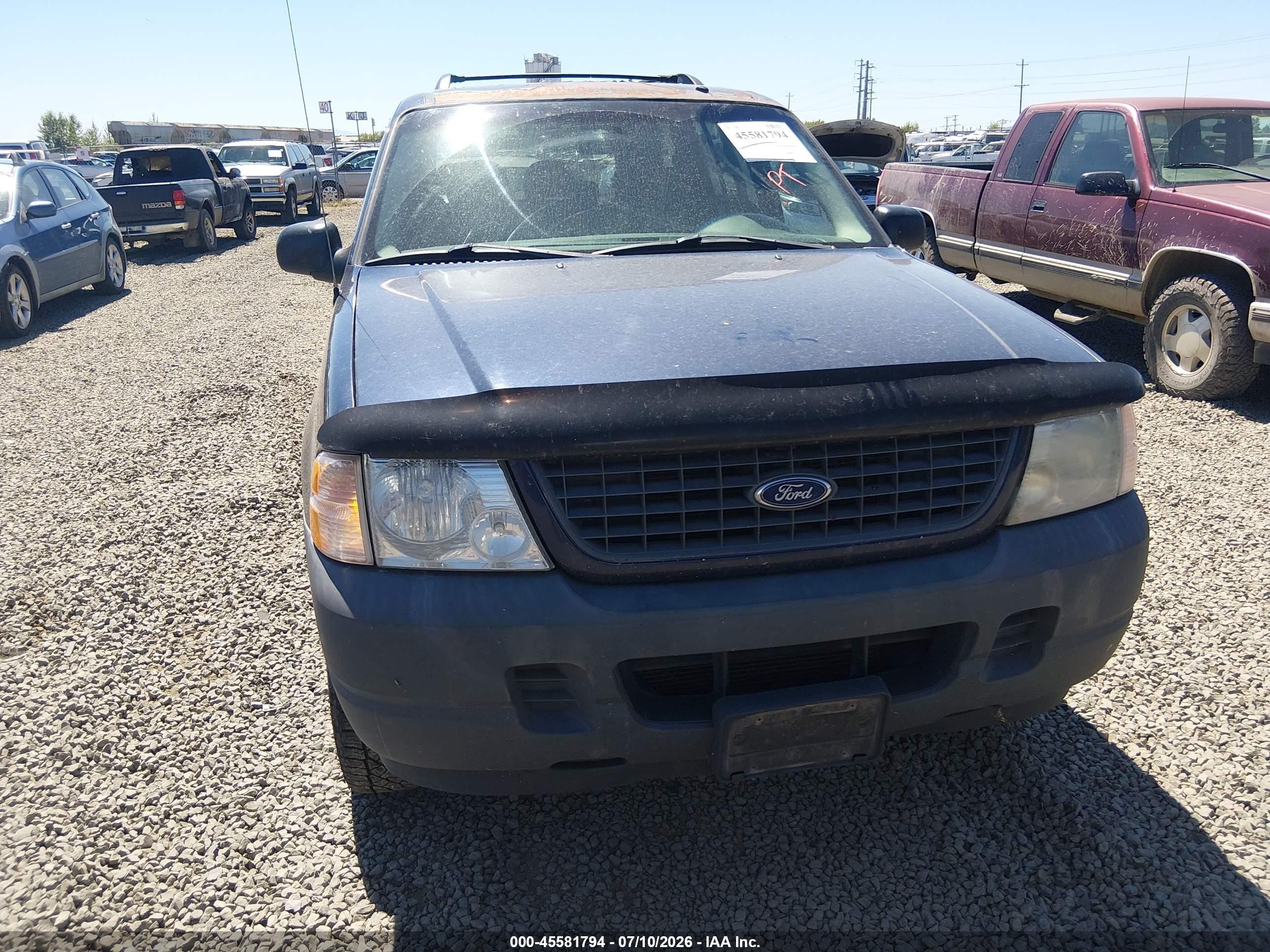 2003 Ford Explorer Xls Blue vin: 1FMZU72K63ZB40147