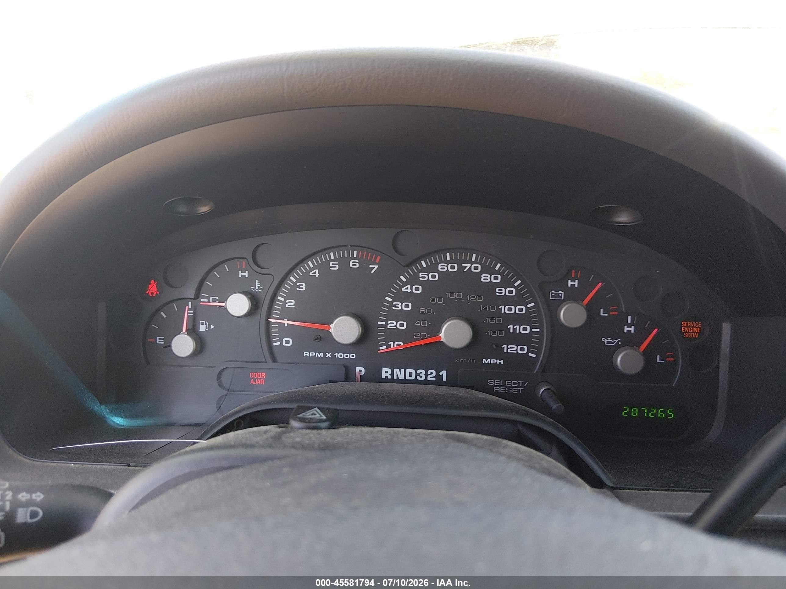 2003 Ford Explorer Xls Blue vin: 1FMZU72K63ZB40147