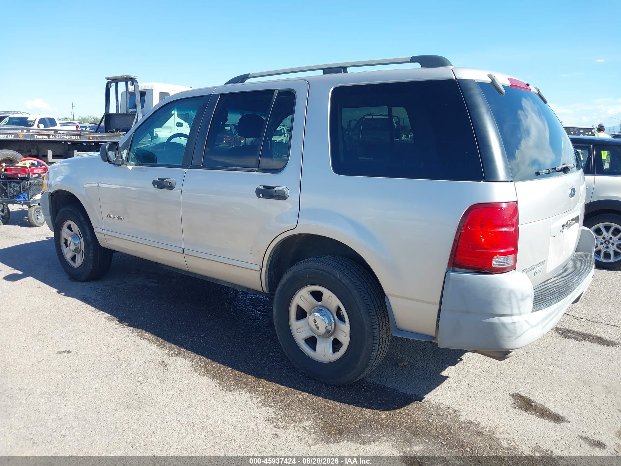 2002 Ford Explorer Xls Silver vin: 1FMZU72K82UD62202