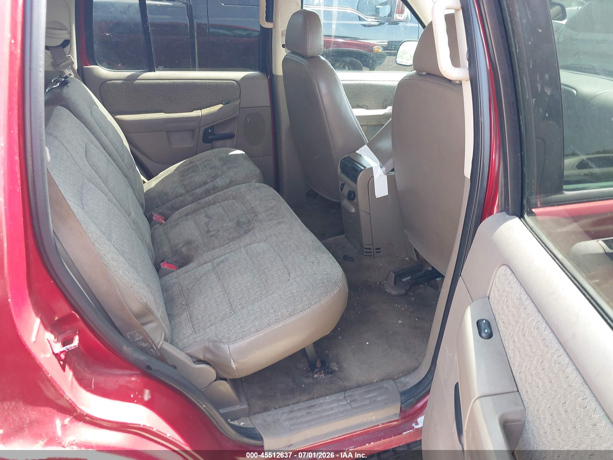 2002 Ford Explorer Xls Red vin: 1FMZU72K82ZC64838