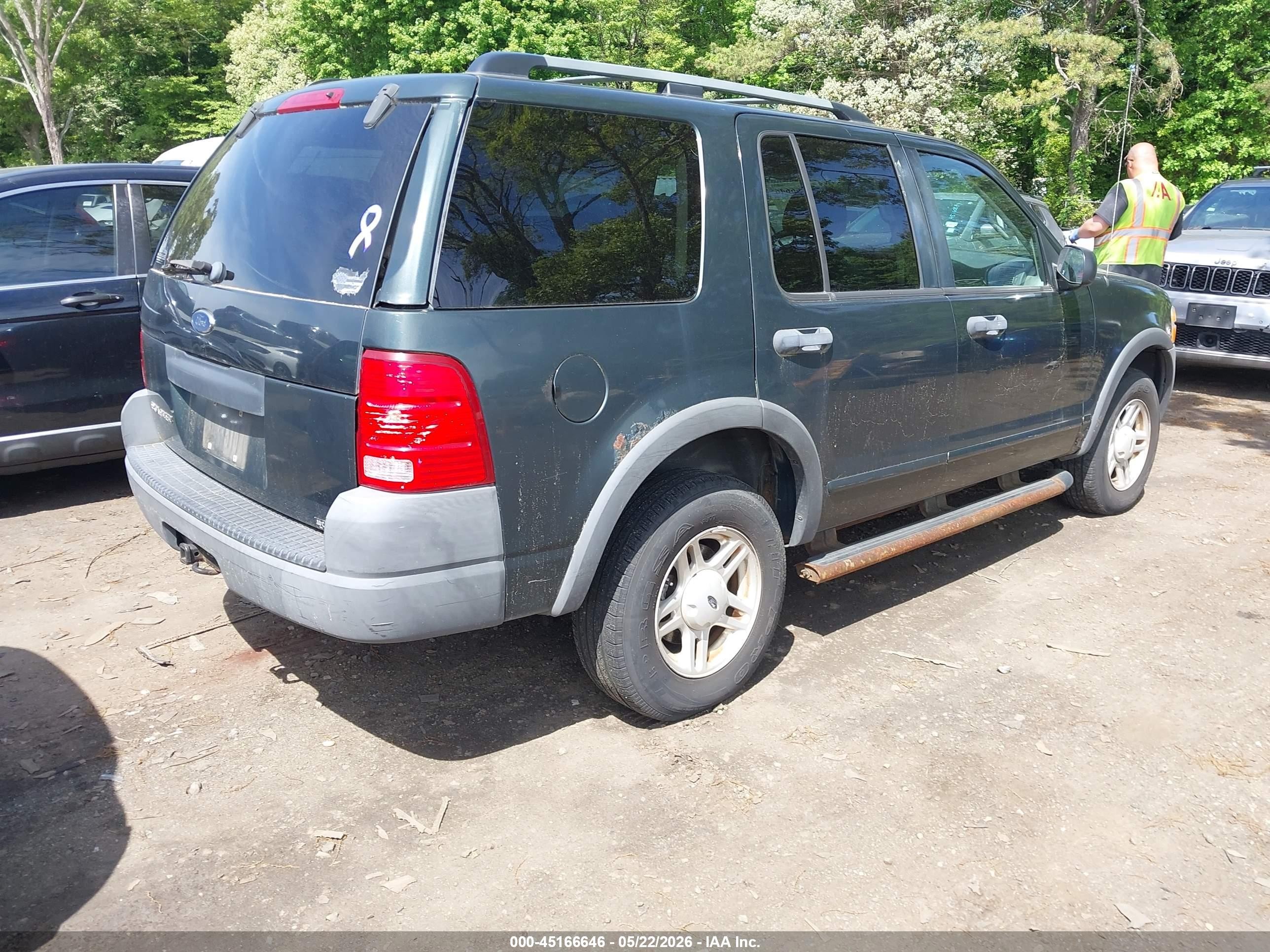 2003 Ford Explorer Xls Green vin: 1FMZU72KX3UB85265
