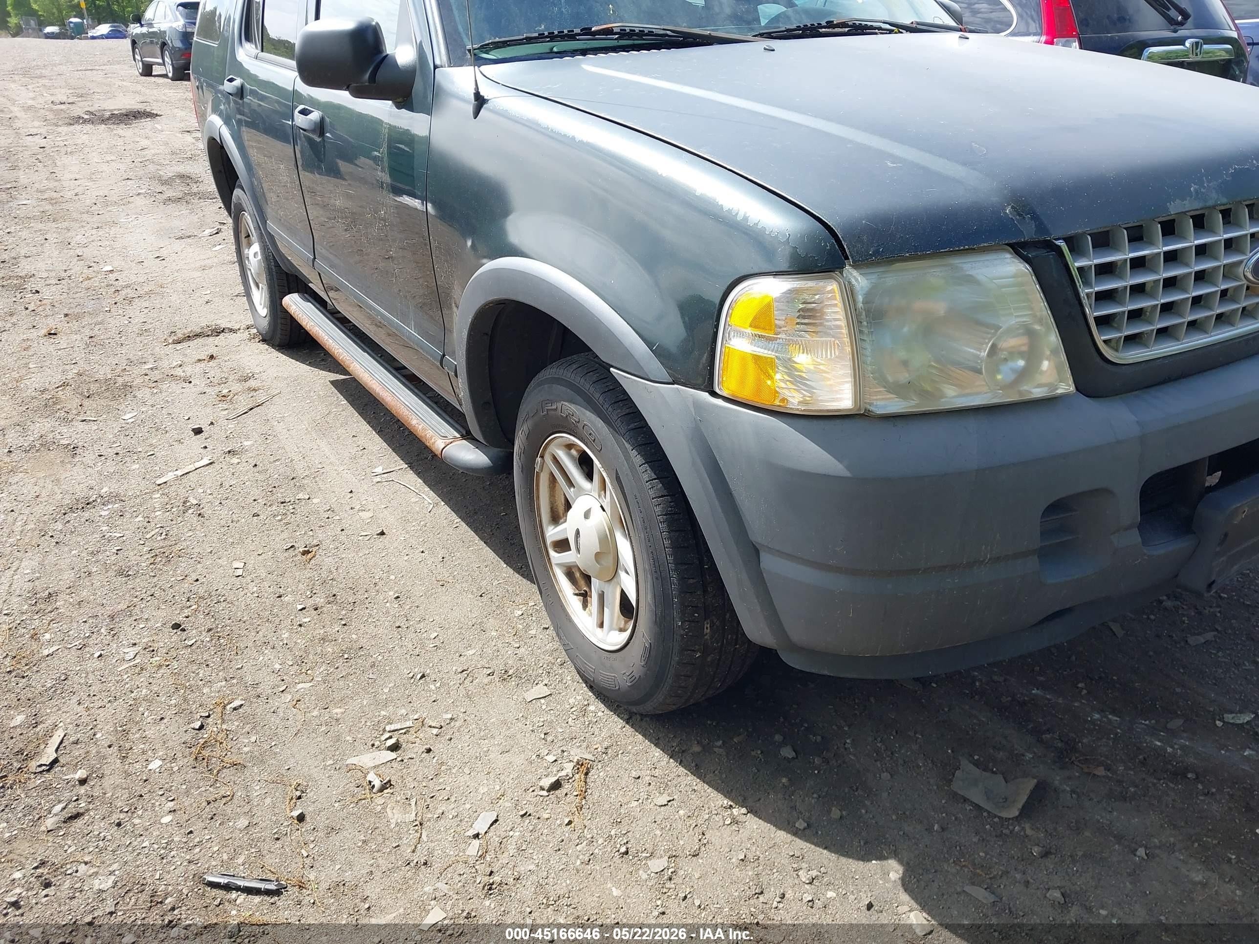 2003 Ford Explorer Xls Green vin: 1FMZU72KX3UB85265