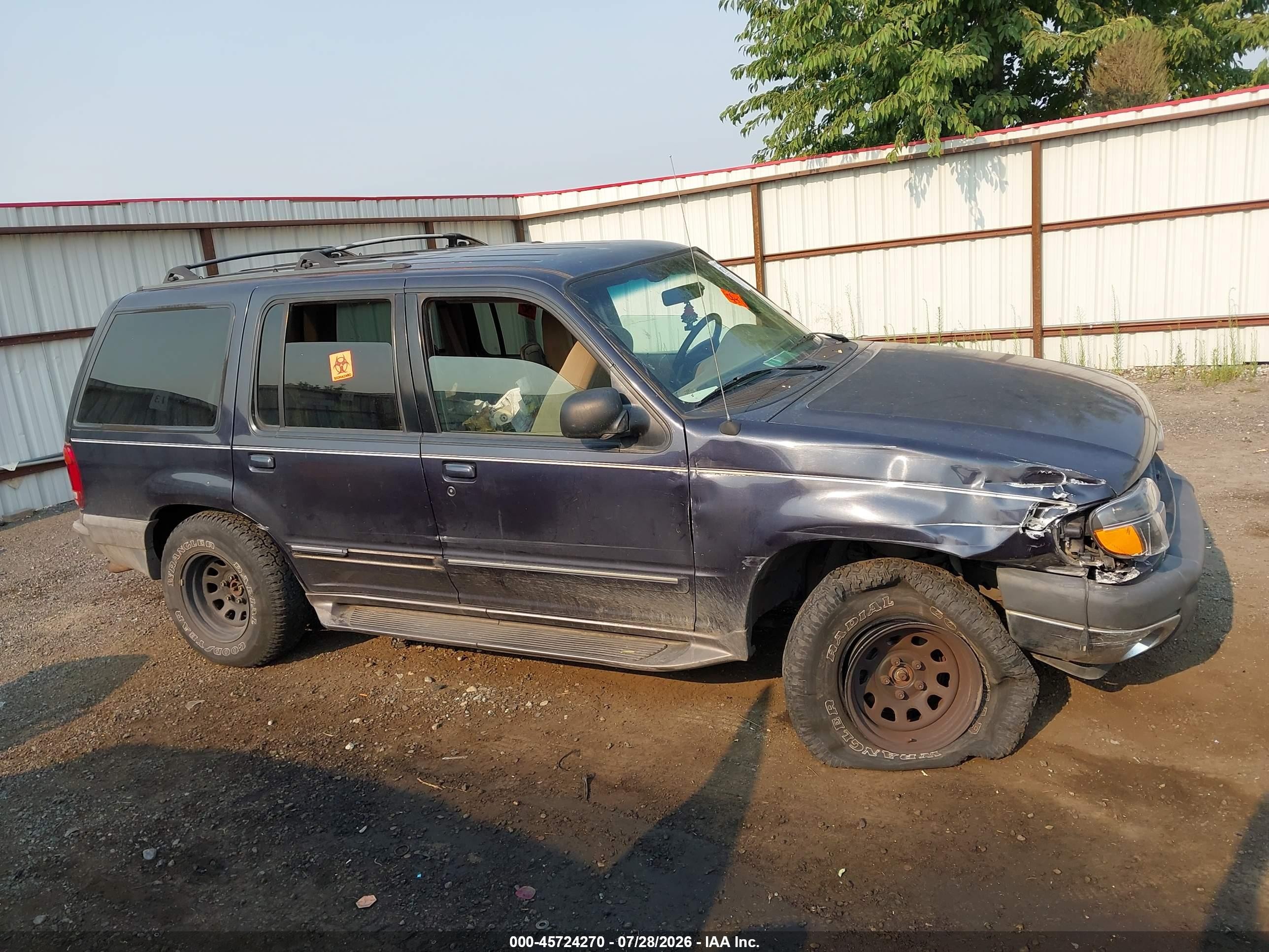 2001 Ford Explorer Xlt Blue vin: 1FMZU73E01ZA55634