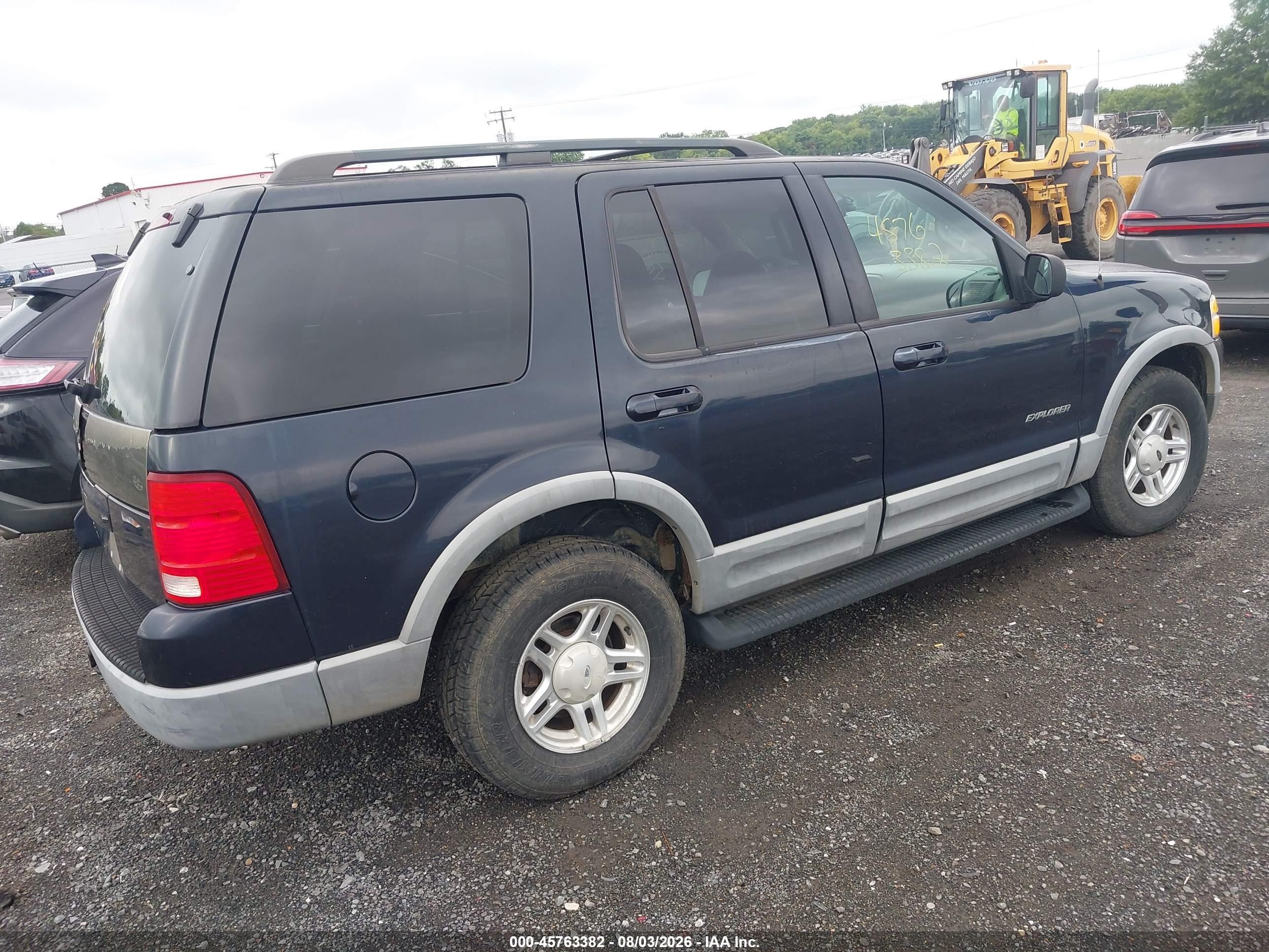 2002 Ford Explorer Xlt Blue vin: 1FMZU73E02UB68496