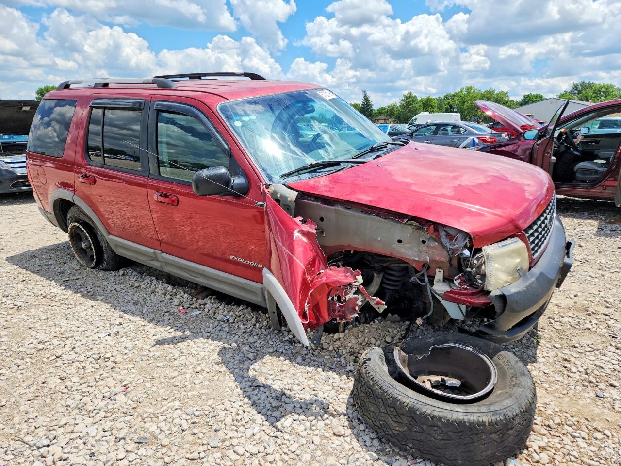 2002 Ford Explorer Xlt Темно-бордовый vin: 1FMZU73E02ZA50872