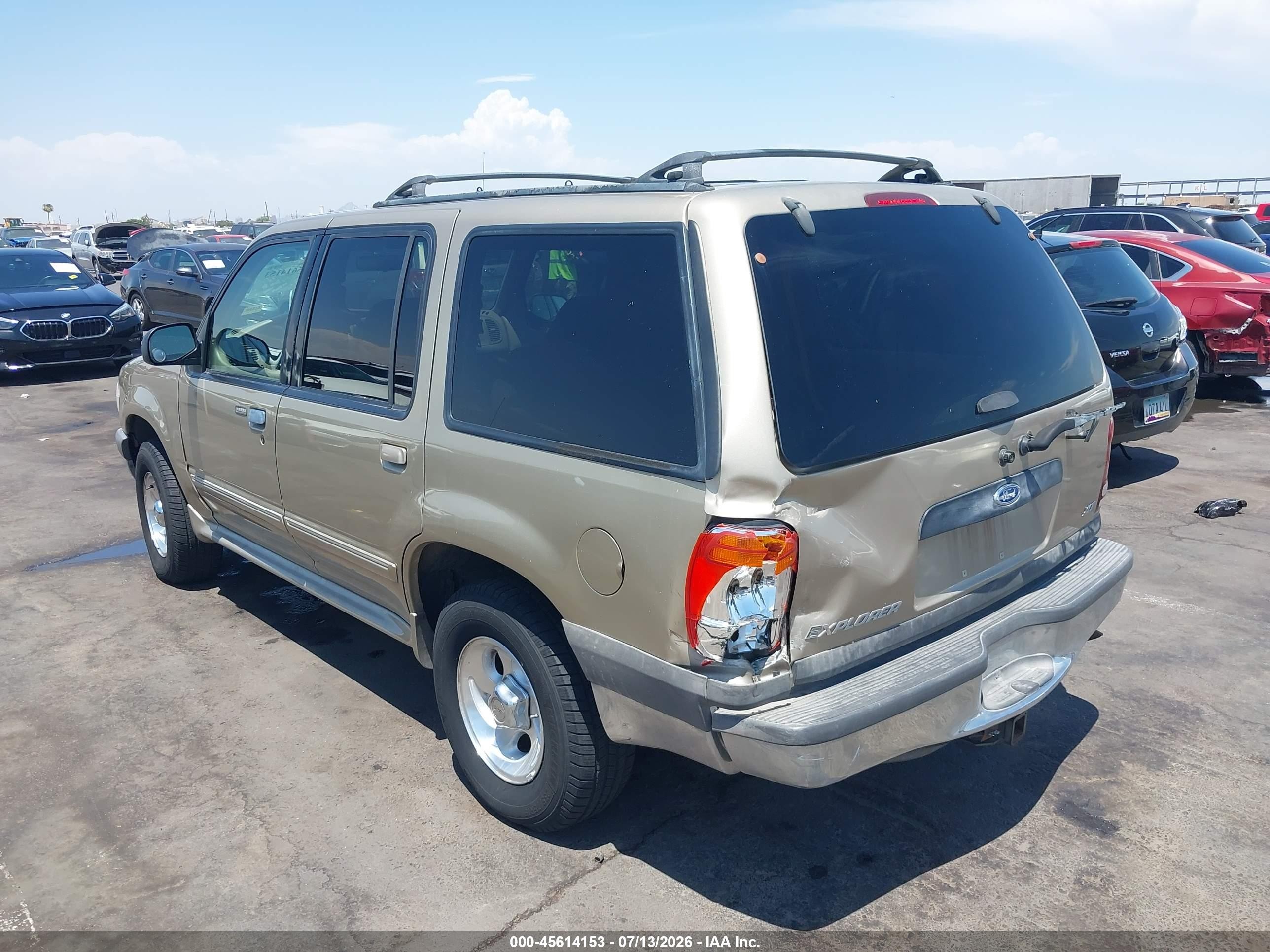 2000 Ford Explorer Xlt Beige vin: 1FMZU73E1YUB19171