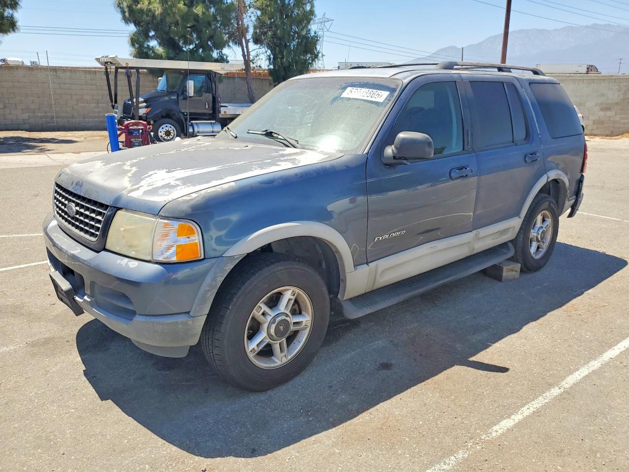 2002 Ford Explorer Xlt Blue vin: 1FMZU73E22ZA36696