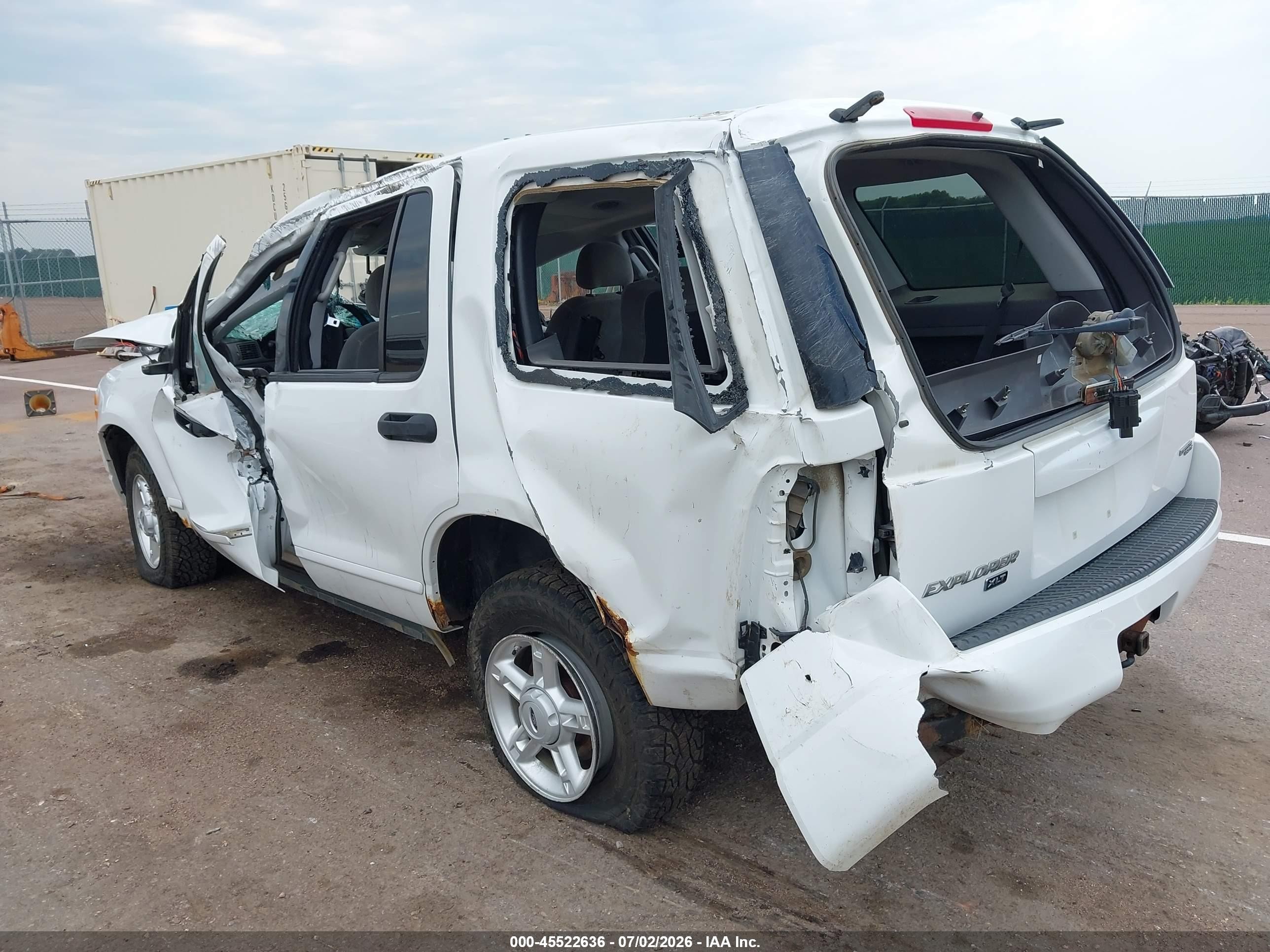 2005 Ford Explorer Xlt/xlt Sport White vin: 1FMZU73E35UC01043