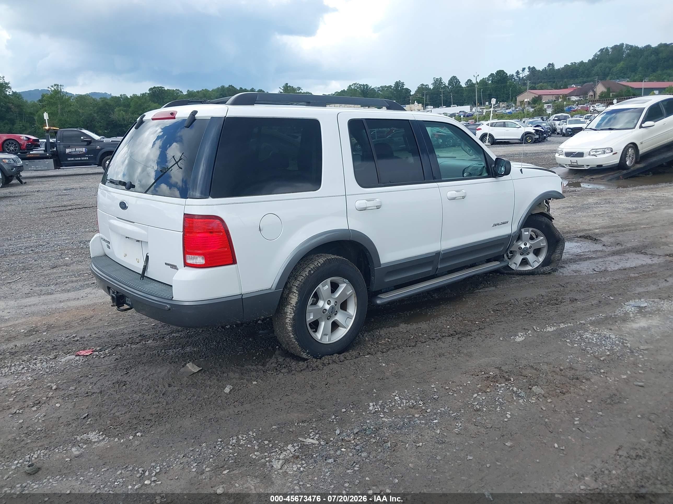 2005 Ford Explorer Xlt/xlt Sport White vin: 1FMZU73E45UA21893