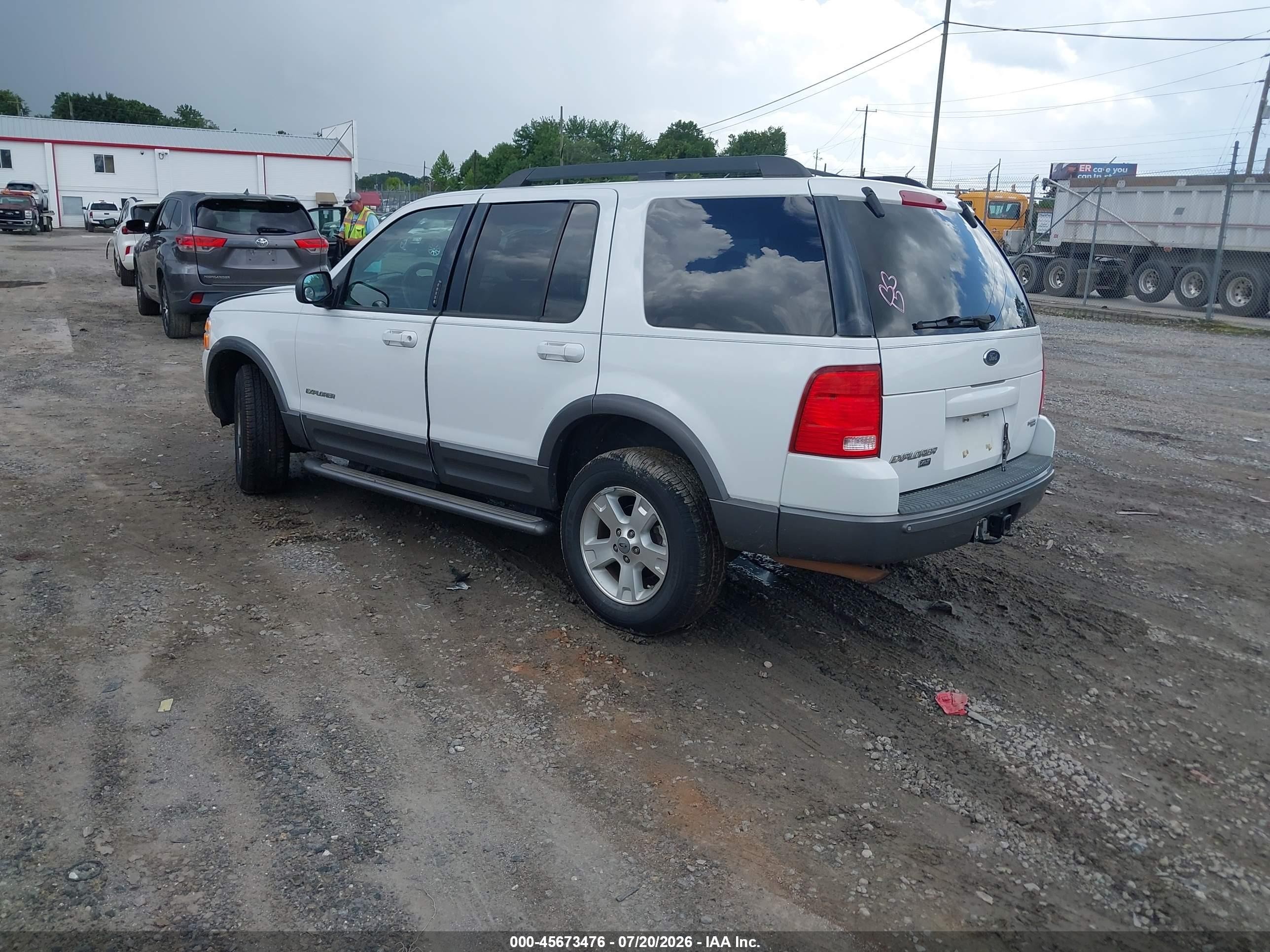2005 Ford Explorer Xlt/xlt Sport White vin: 1FMZU73E45UA21893