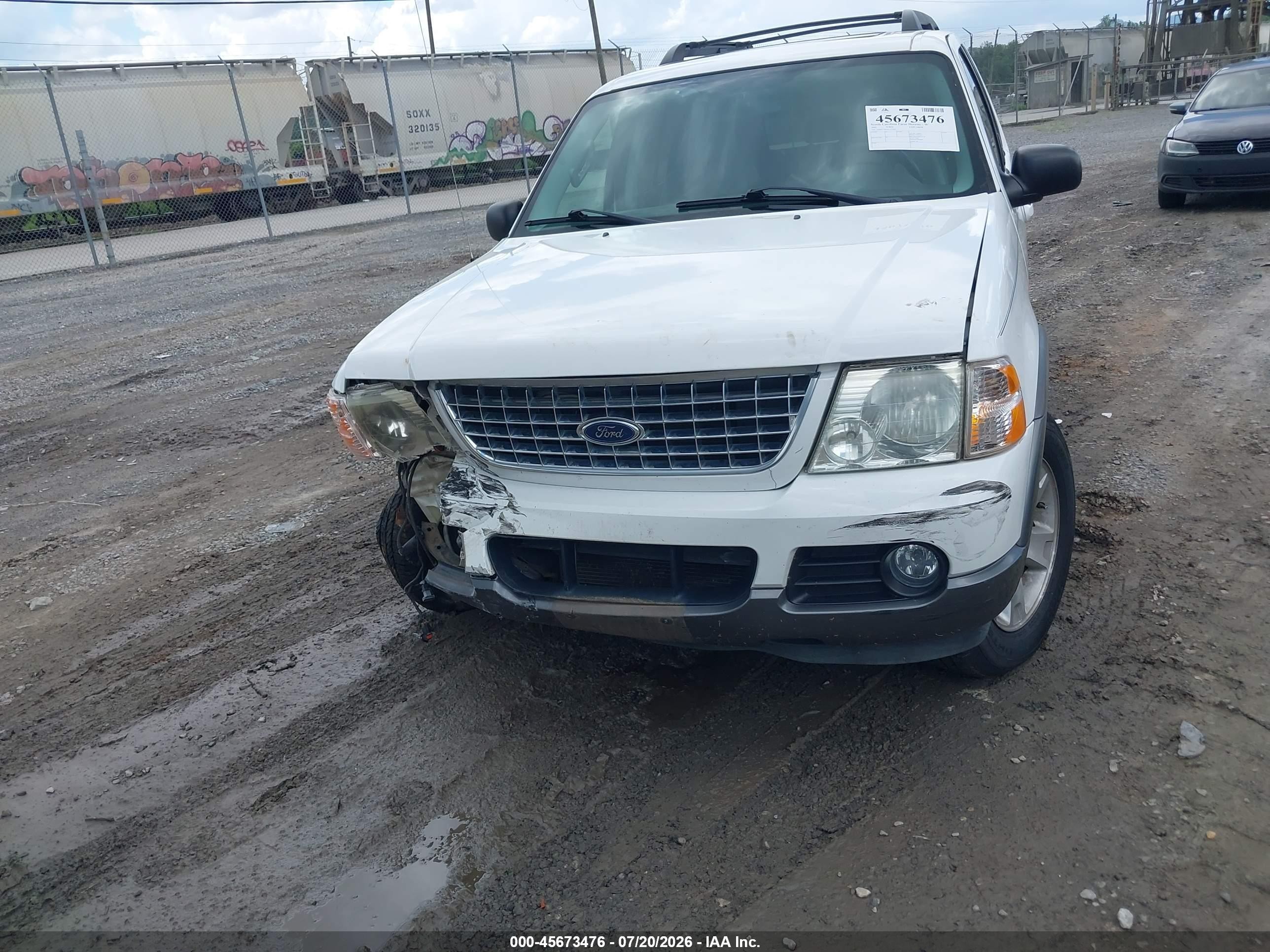 2005 Ford Explorer Xlt/xlt Sport White vin: 1FMZU73E45UA21893
