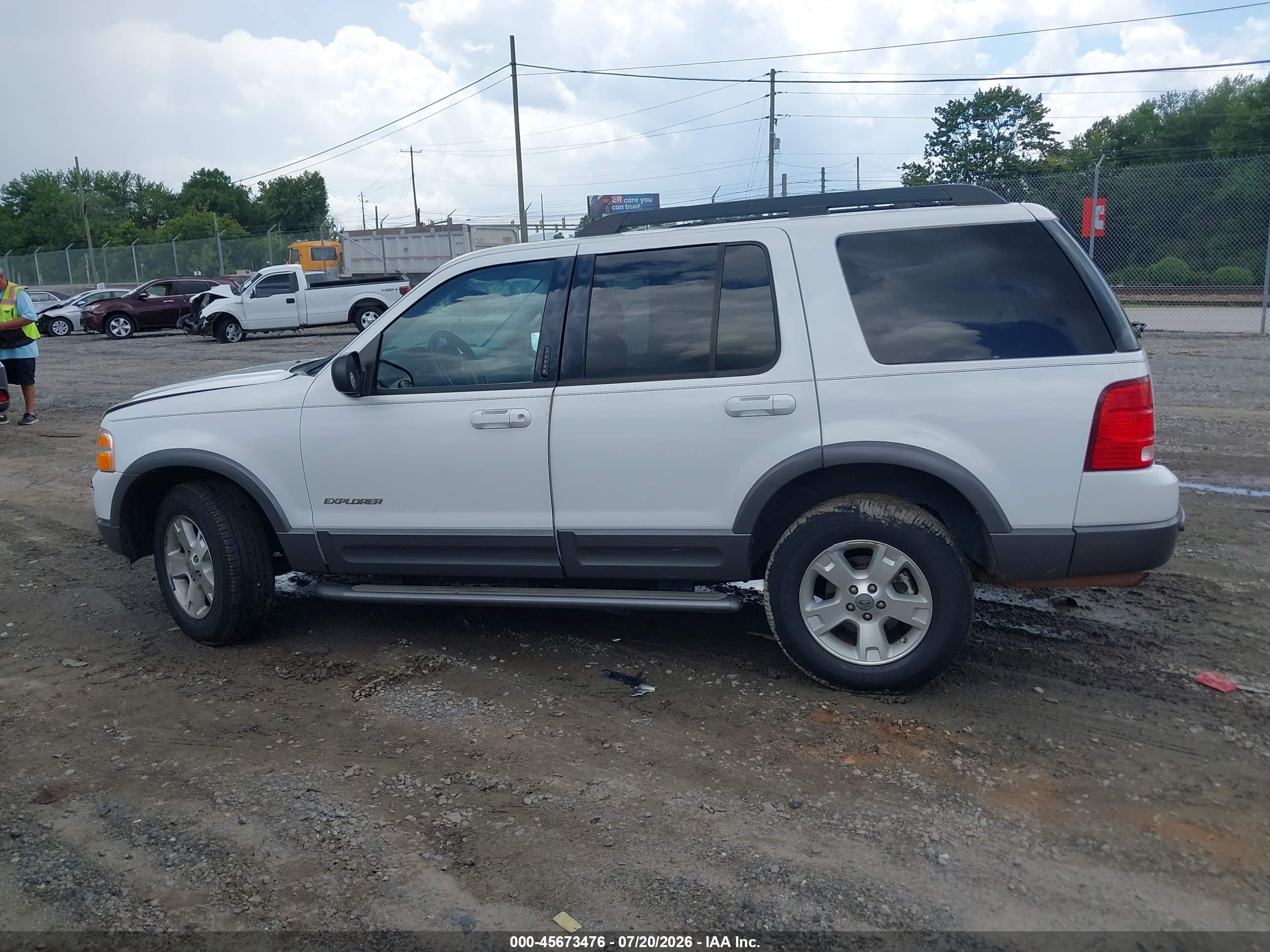 2005 Ford Explorer Xlt/xlt Sport White vin: 1FMZU73E45UA21893