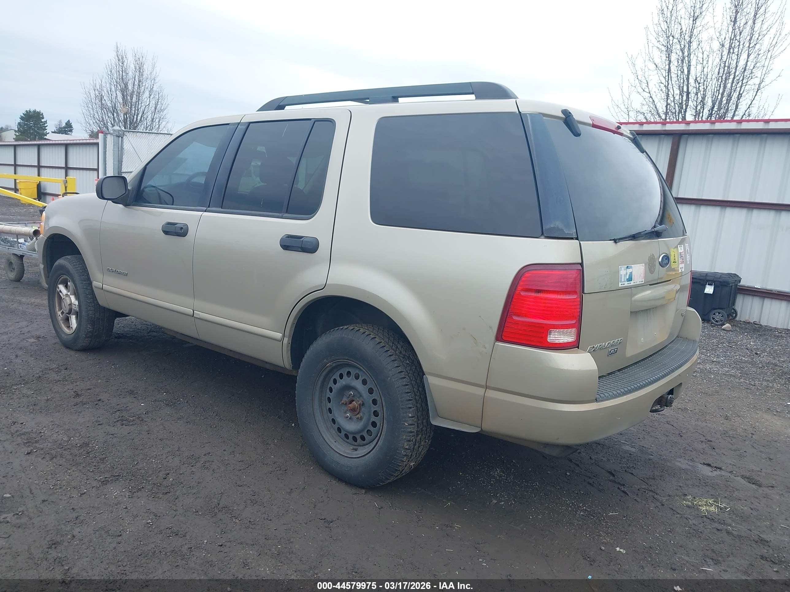 2005 Ford Explorer Xlt/xlt Sport Gold vin: 1FMZU73E45UB62950