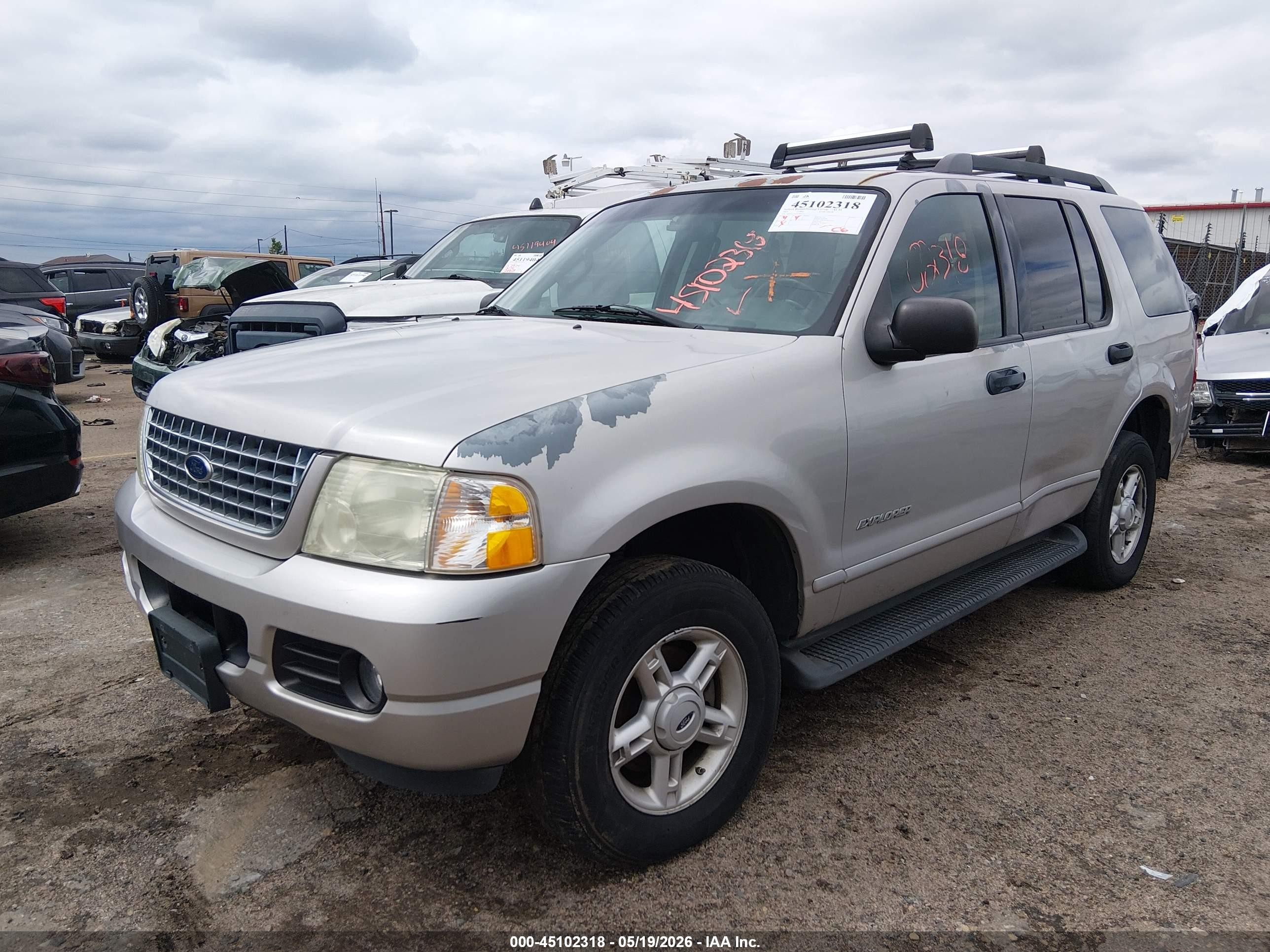 2005 Ford Explorer Xlt/xlt Sport Silver vin: 1FMZU73E45UB85273