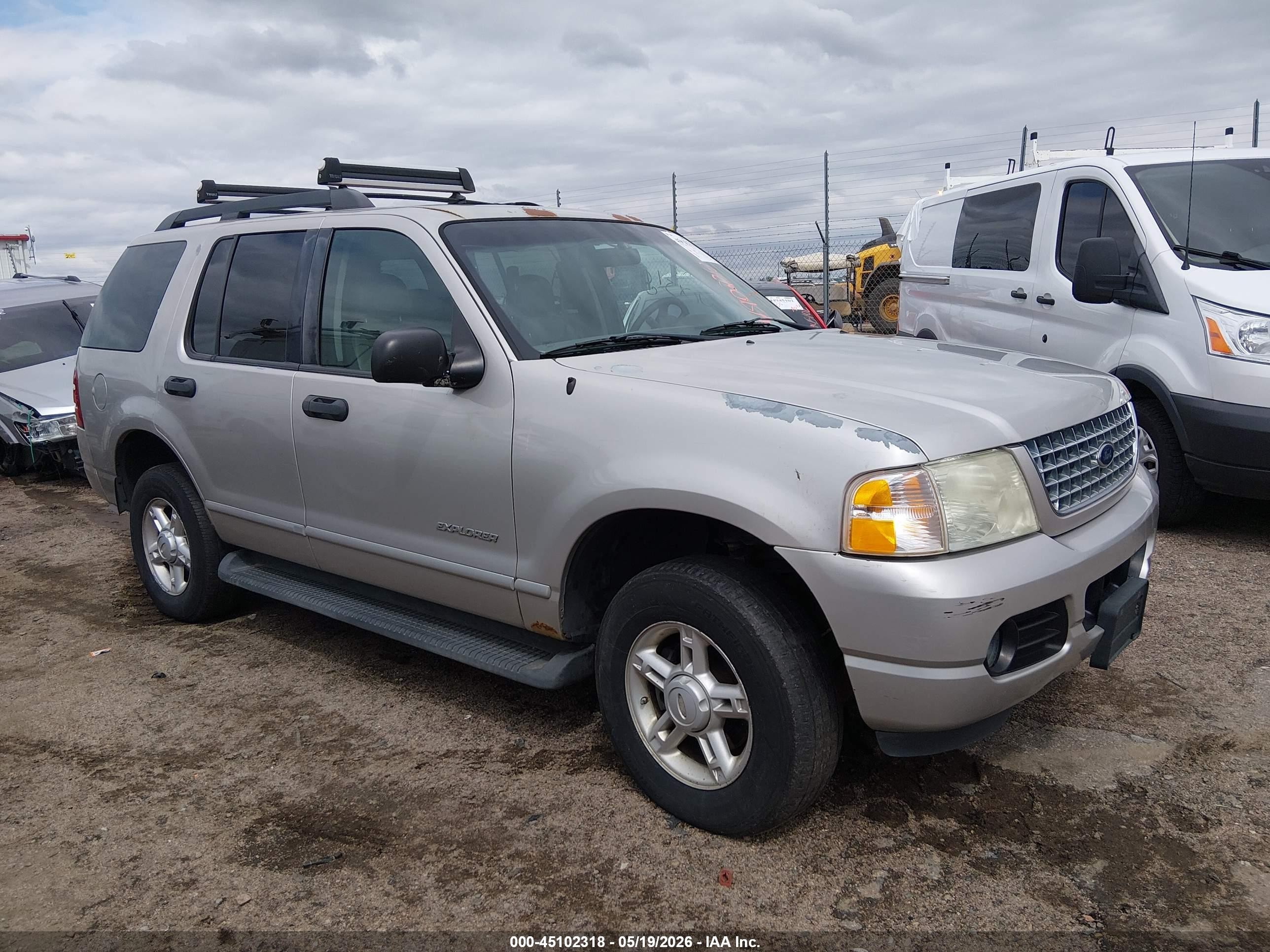 2005 Ford Explorer Xlt/xlt Sport Silver vin: 1FMZU73E45UB85273