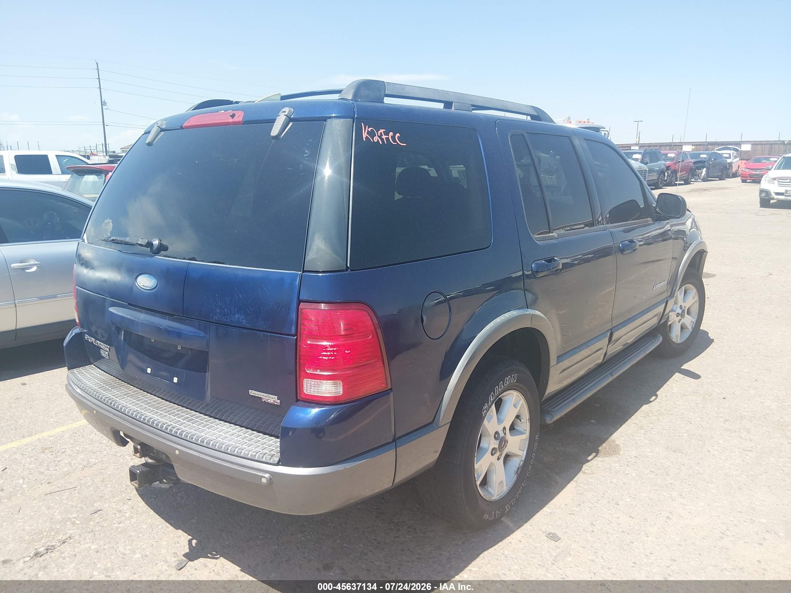 2005 Ford Explorer Xlt/xlt Sport Blue vin: 1FMZU73E55ZA13532