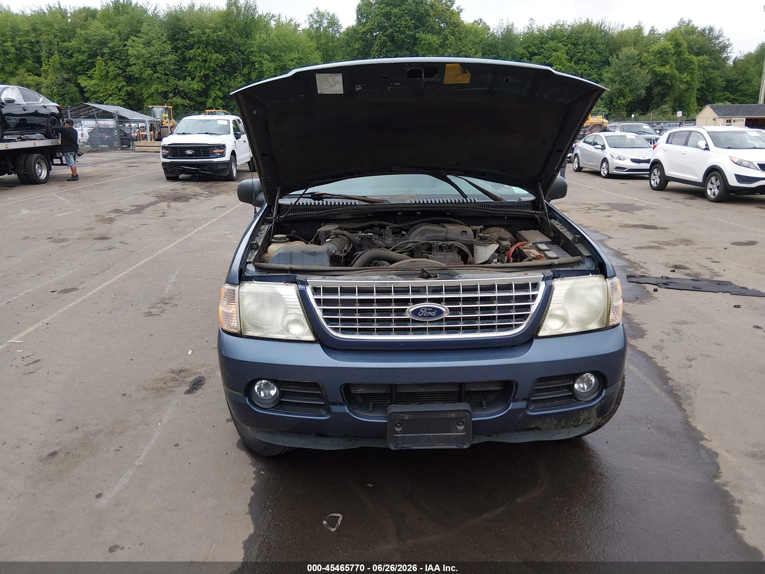 2004 Ford Explorer Nbx/xlt Blue vin: 1FMZU73E64UB79909