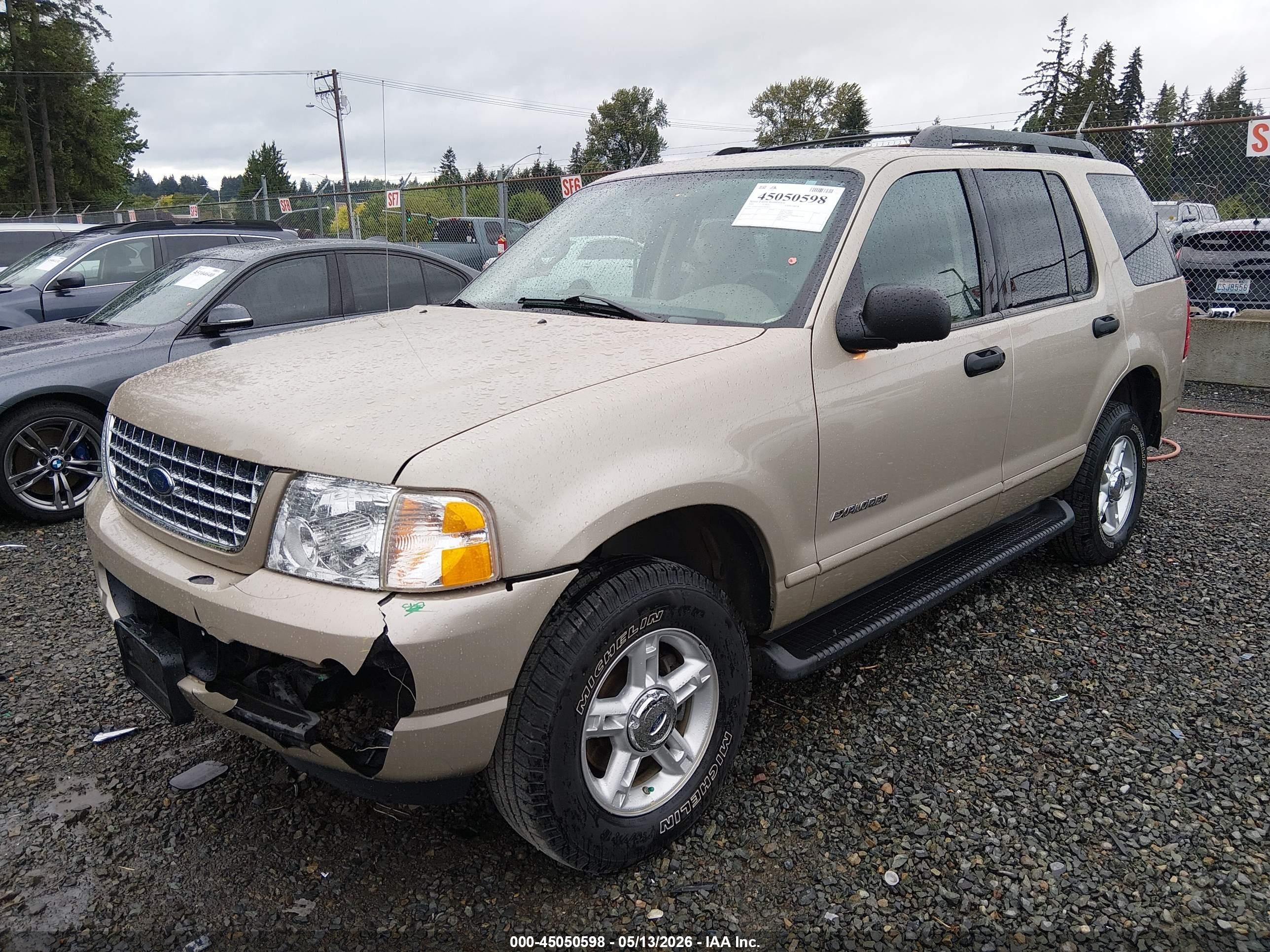 2005 Ford Explorer Xlt/xlt Sport Gold vin: 1FMZU73E65UB50671