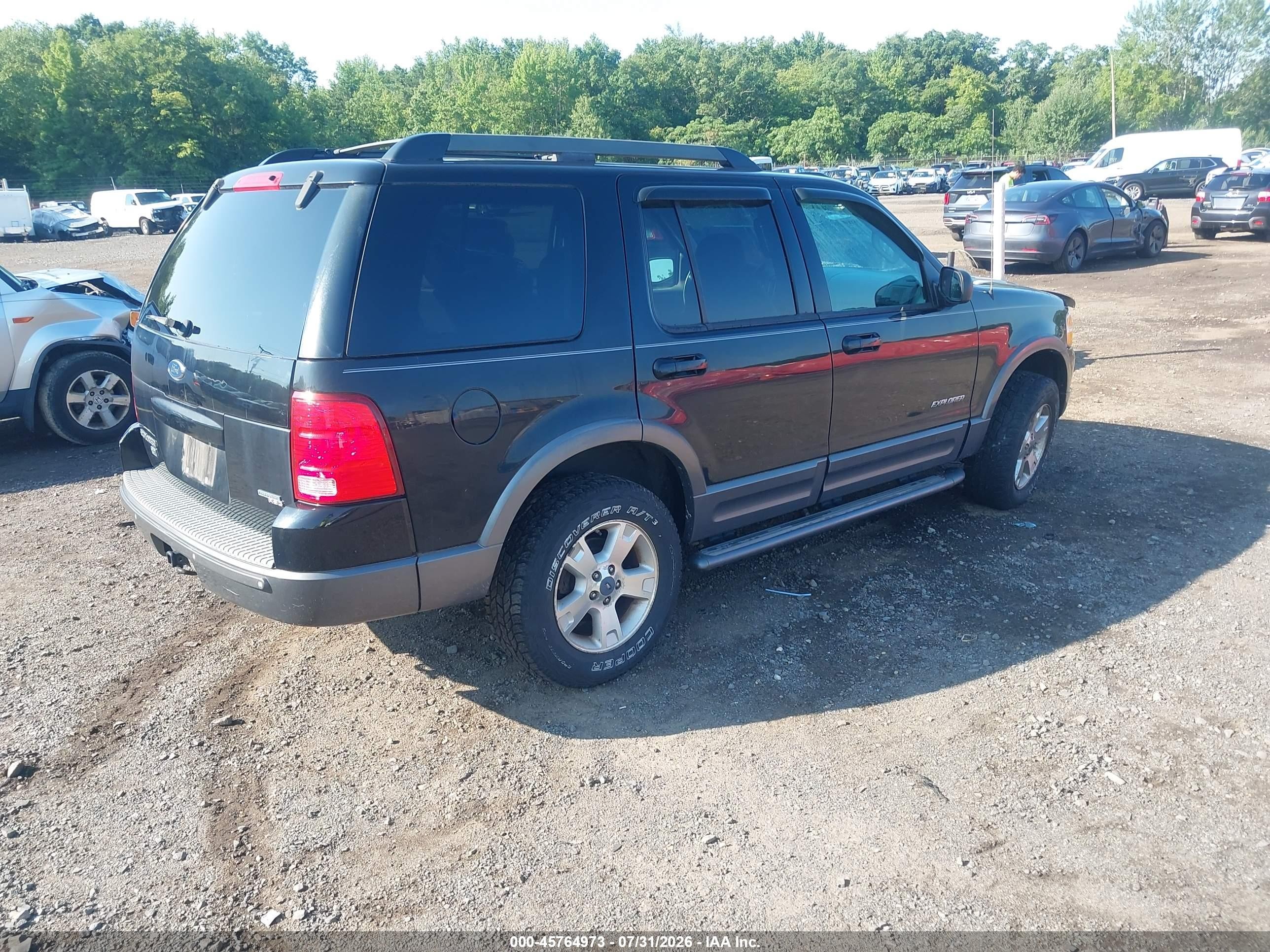 2005 Ford Explorer Xlt/xlt Sport Black vin: 1FMZU73E75UA98080