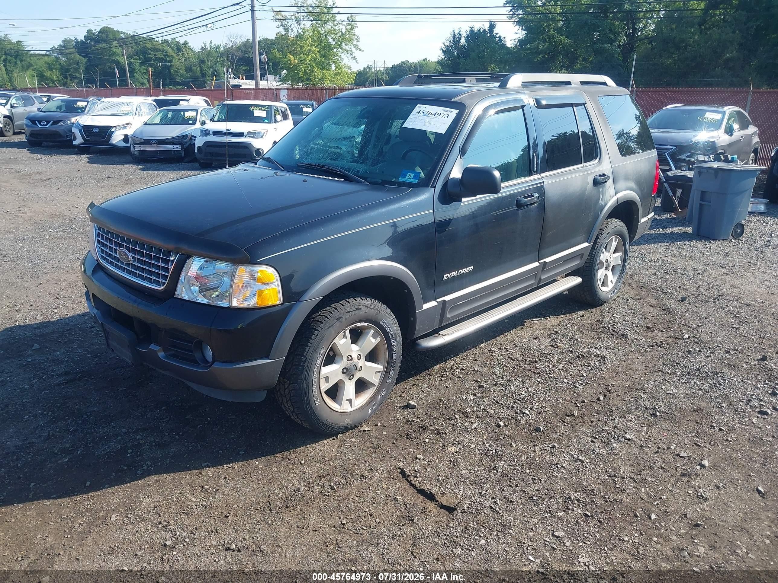 2005 Ford Explorer Xlt/xlt Sport Black vin: 1FMZU73E75UA98080