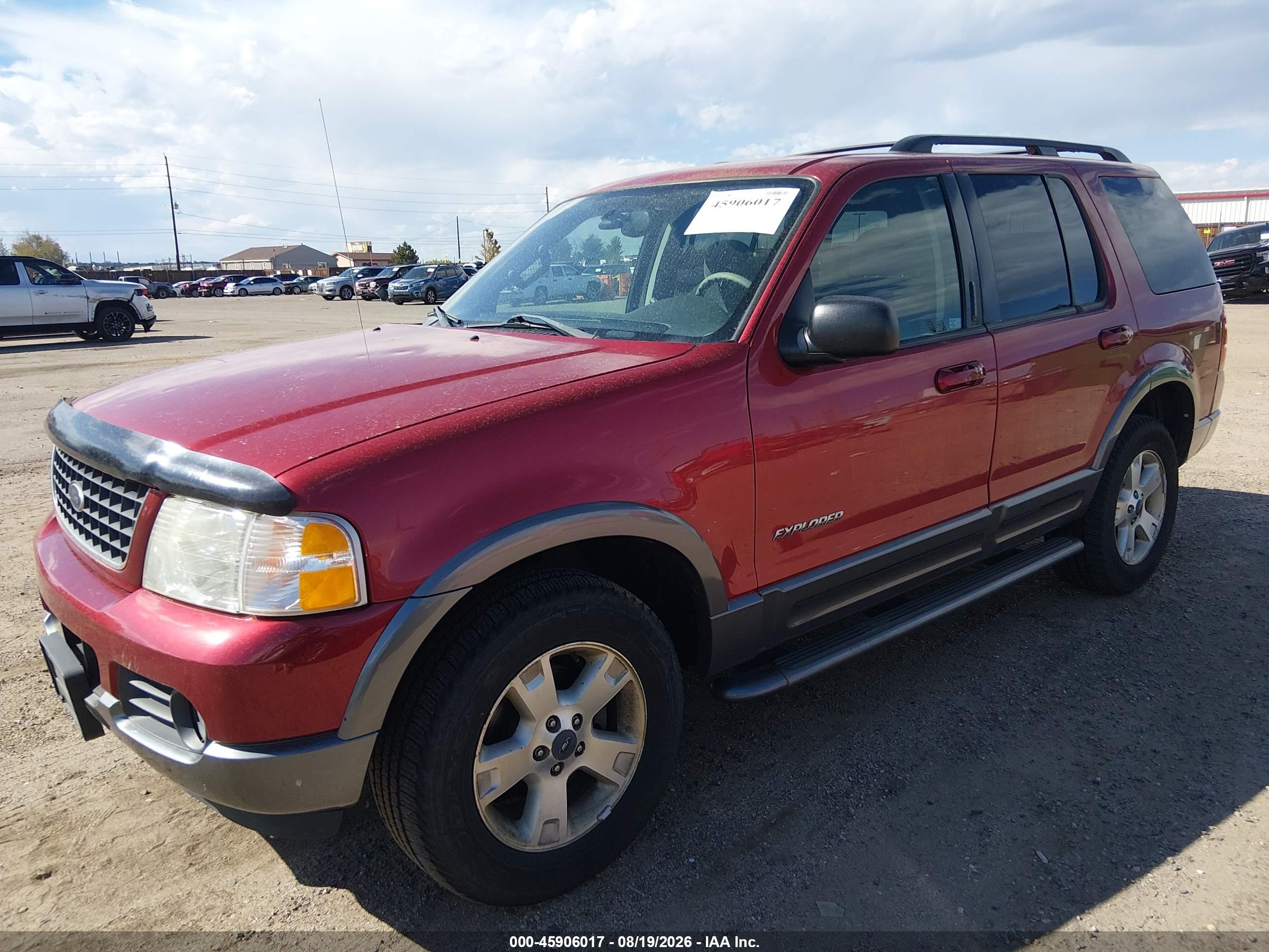 2002 Ford Explorer Xlt Красный vin: 1FMZU73E82UC43817