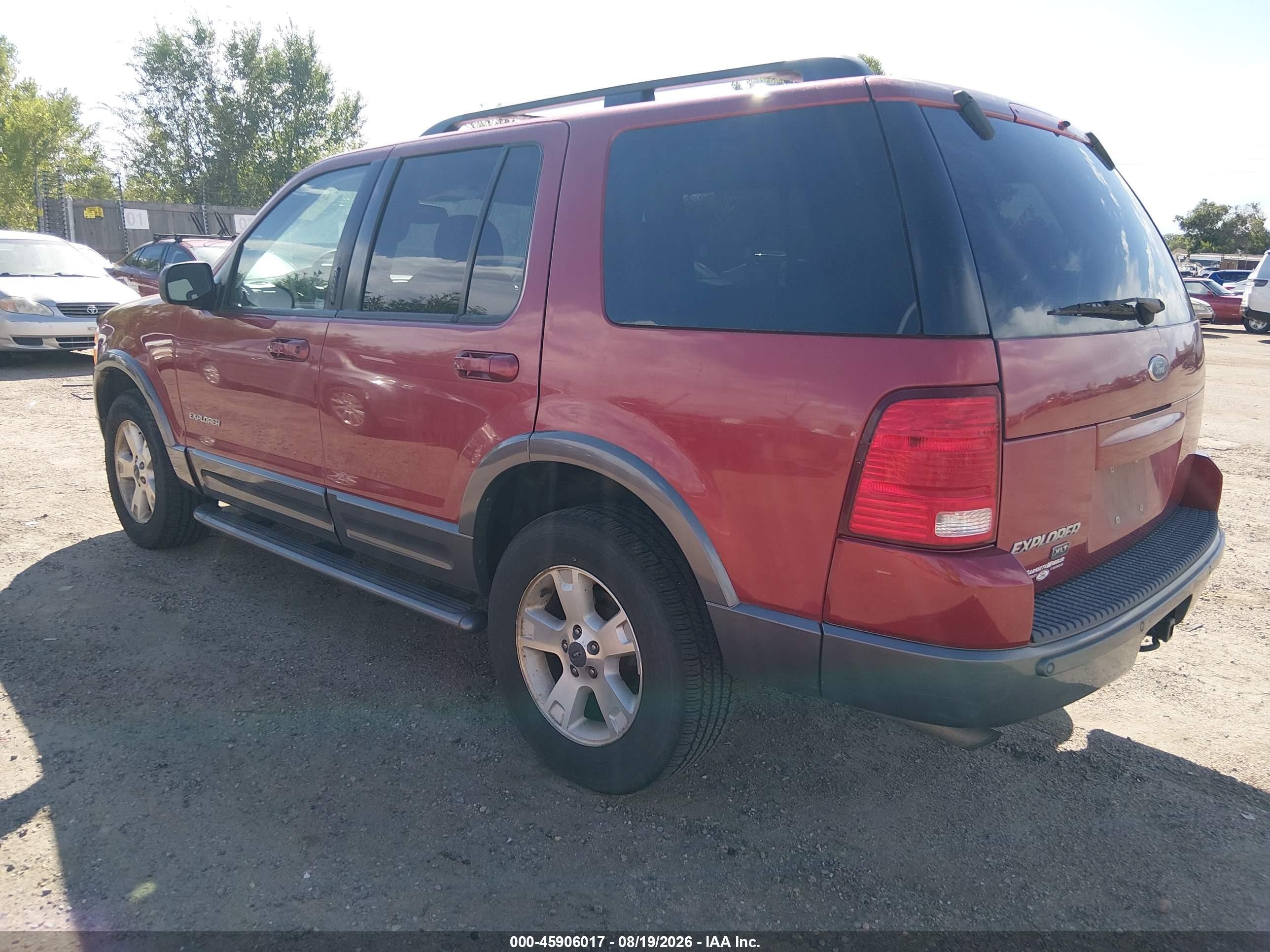 2002 Ford Explorer Xlt Красный vin: 1FMZU73E82UC43817