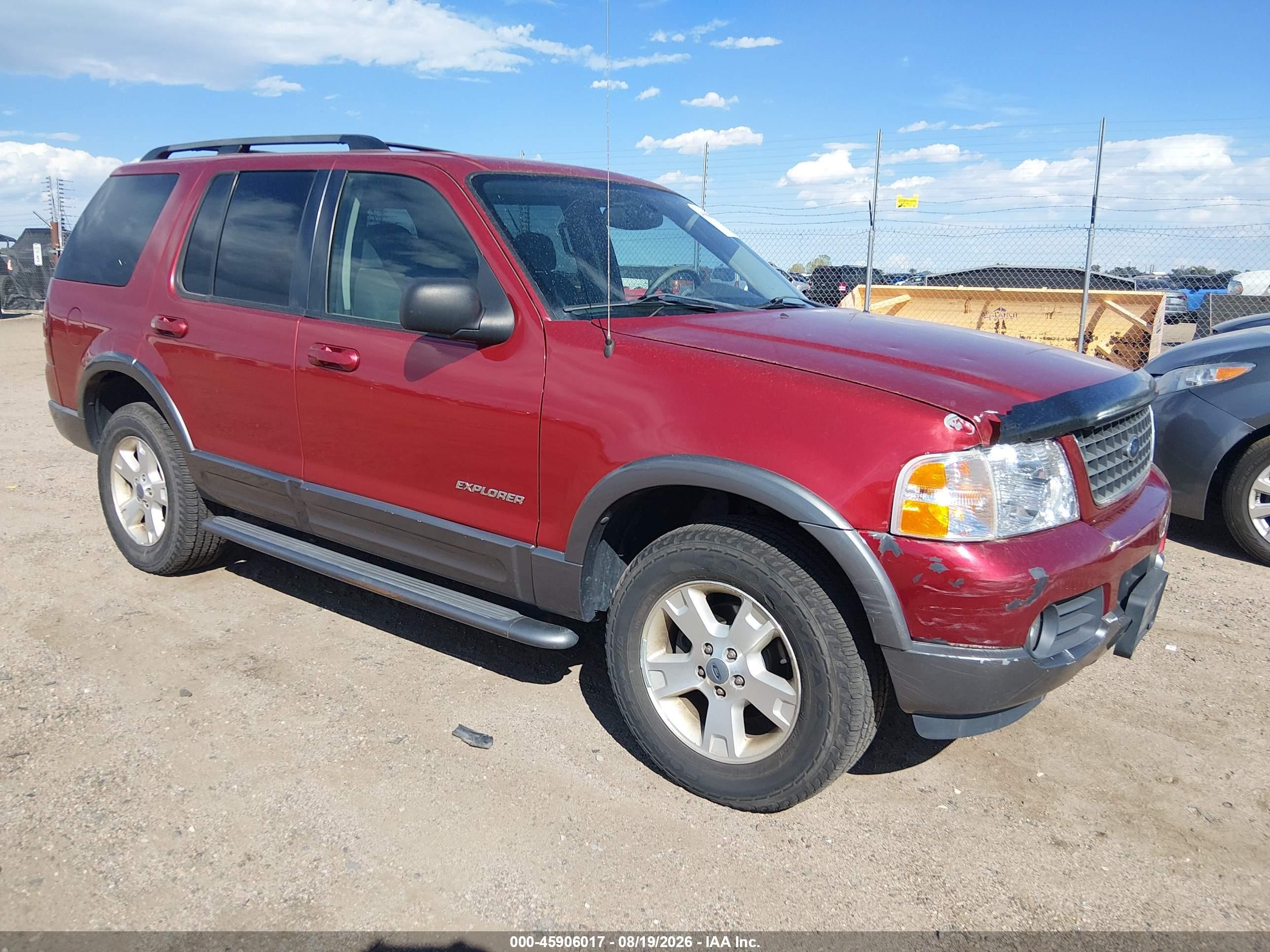 2002 Ford Explorer Xlt Красный vin: 1FMZU73E82UC43817