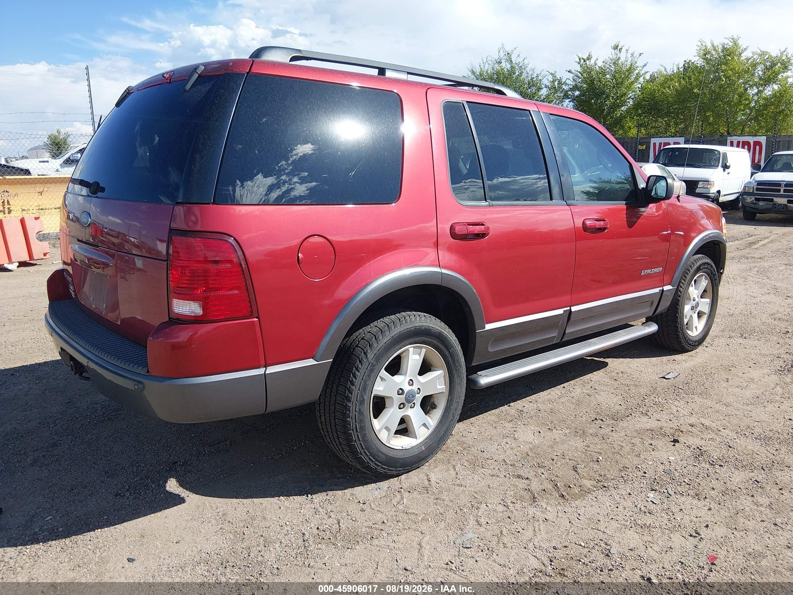 2002 Ford Explorer Xlt Красный vin: 1FMZU73E82UC43817