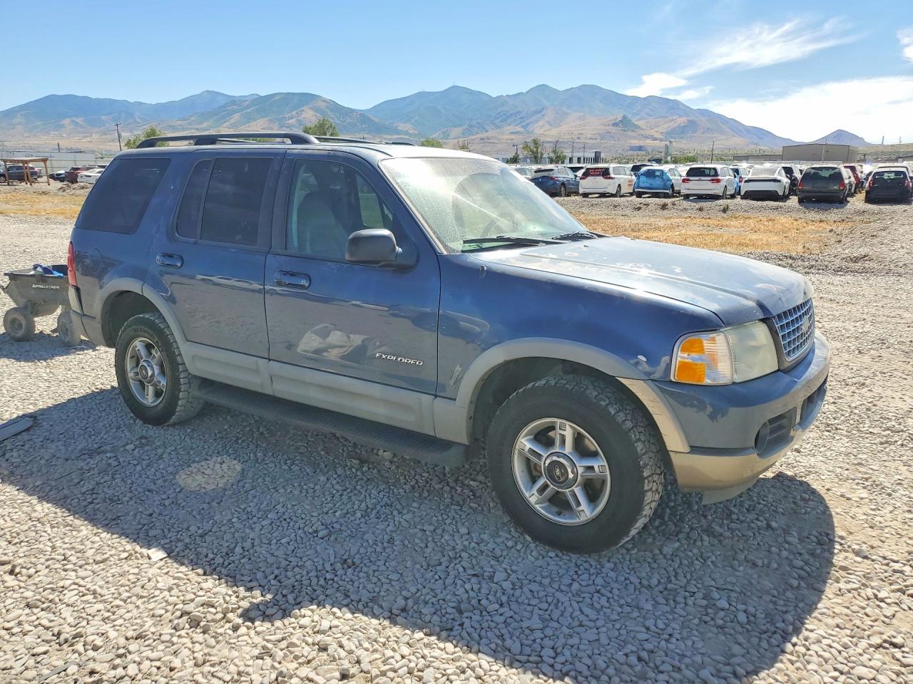 2002 Ford Explorer Xlt Blue vin: 1FMZU73E82ZB66482