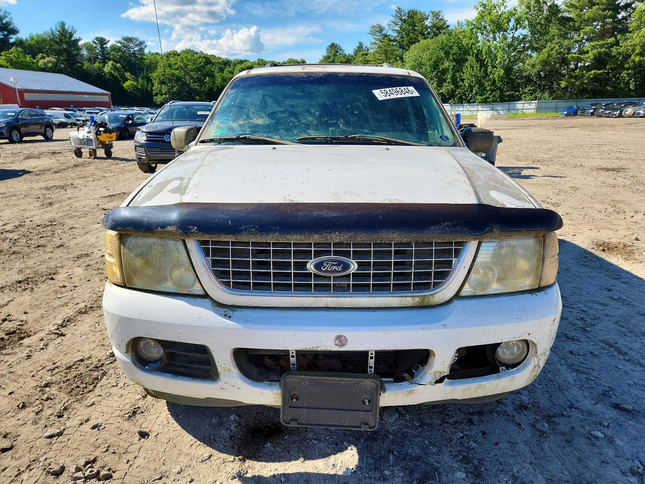 2004 Ford Explorer Xlt White vin: 1FMZU73E94UB81945