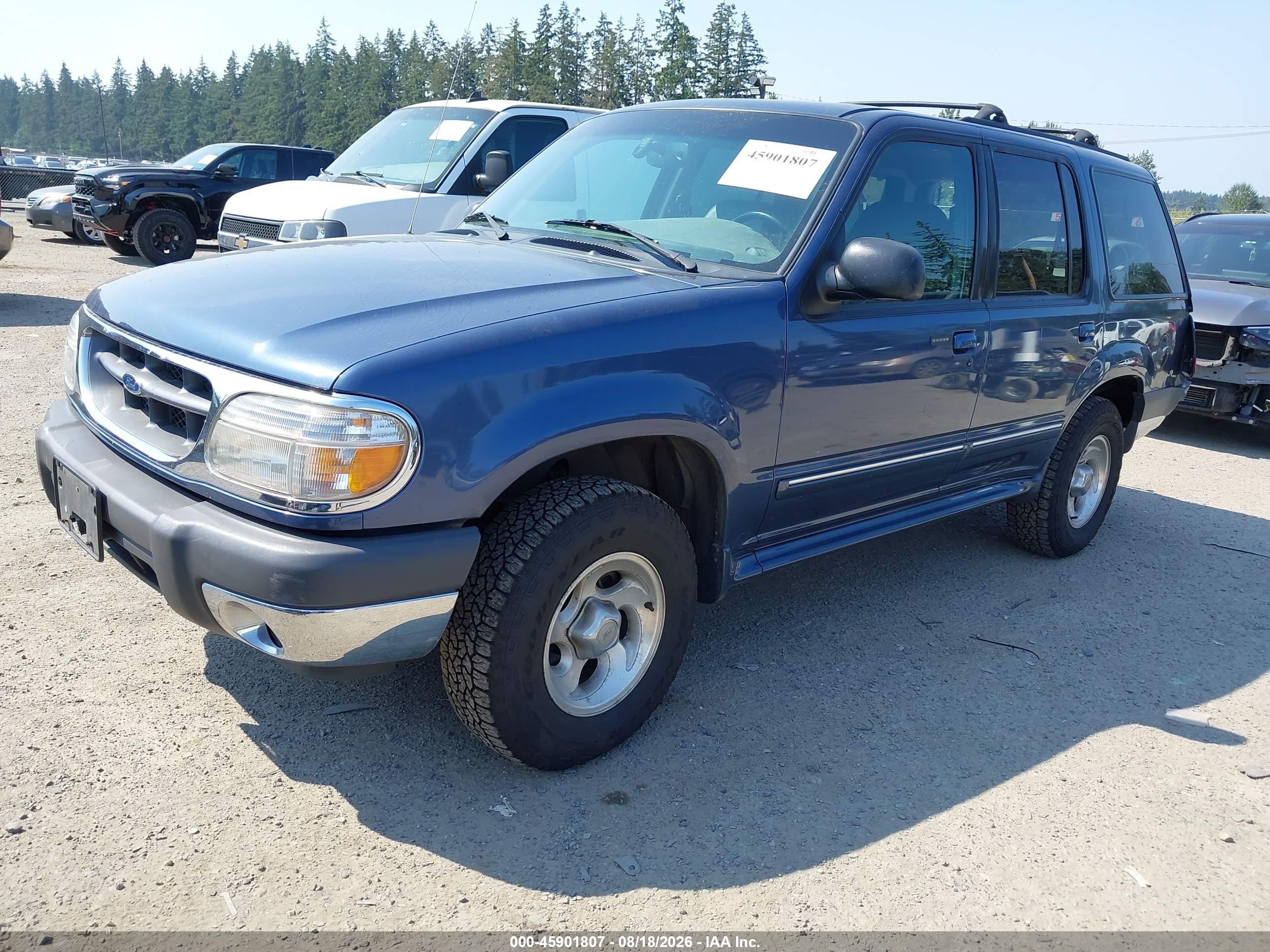2000 Ford Explorer Xlt Dark Blue vin: 1FMZU73E9YZB46380