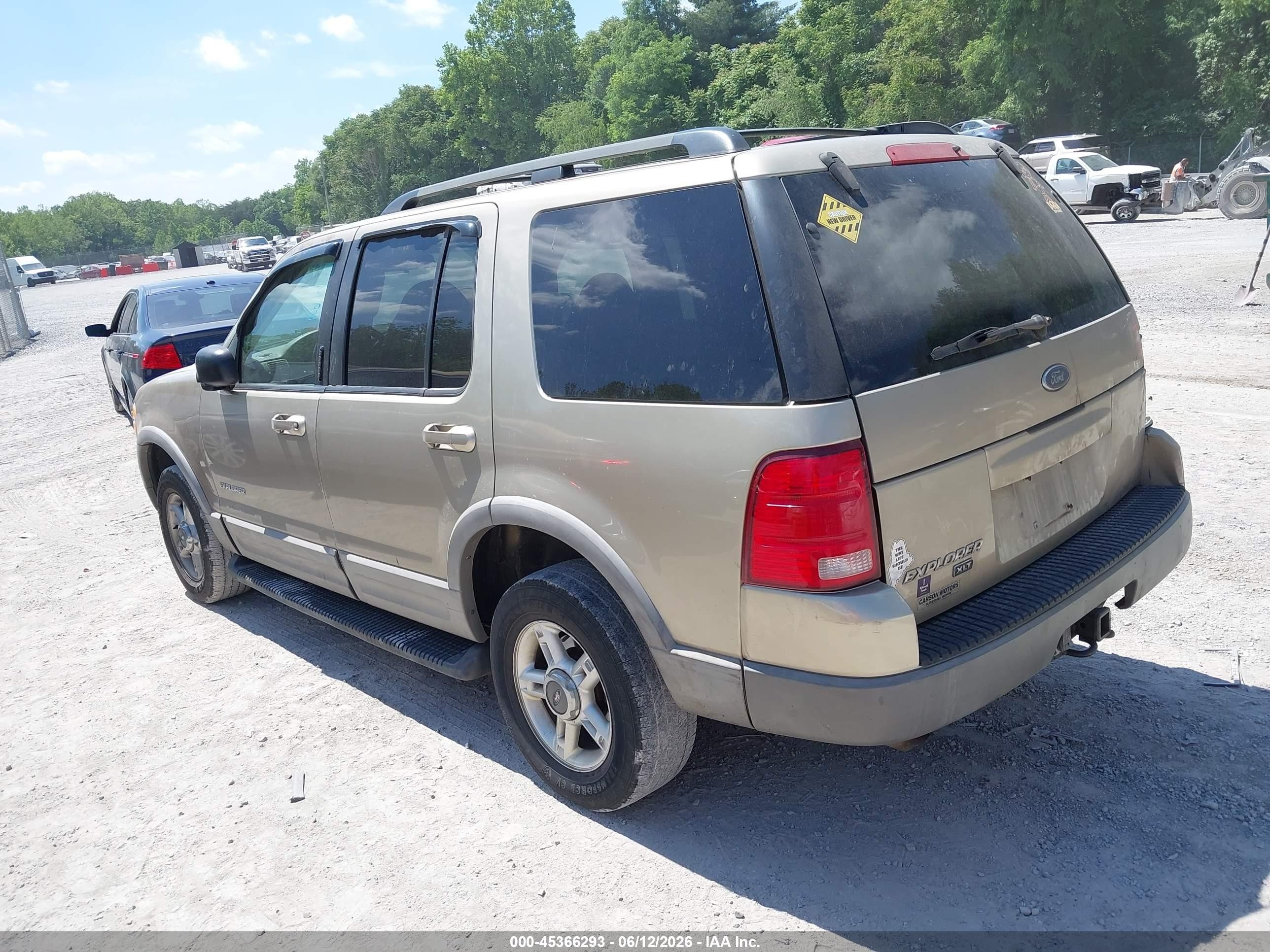2002 Ford Explorer Xlt Gold vin: 1FMZU73EX2ZB71036