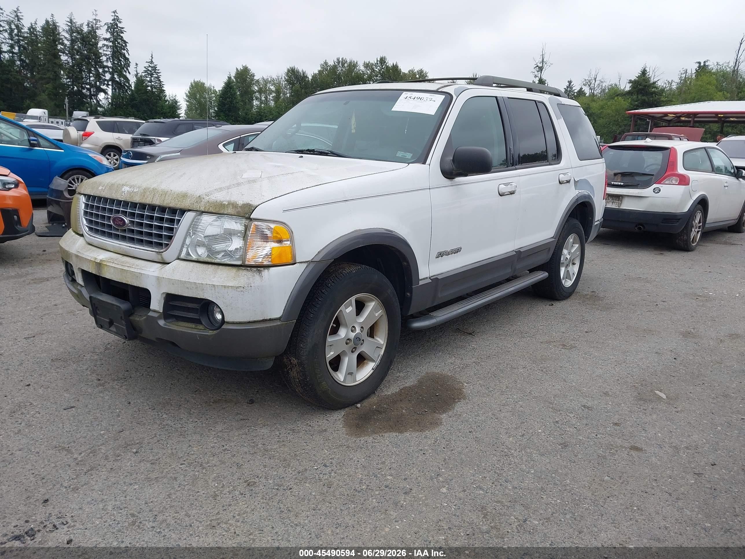 2005 Ford Explorer Xlt/xlt Sport White vin: 1FMZU73K05UB20989