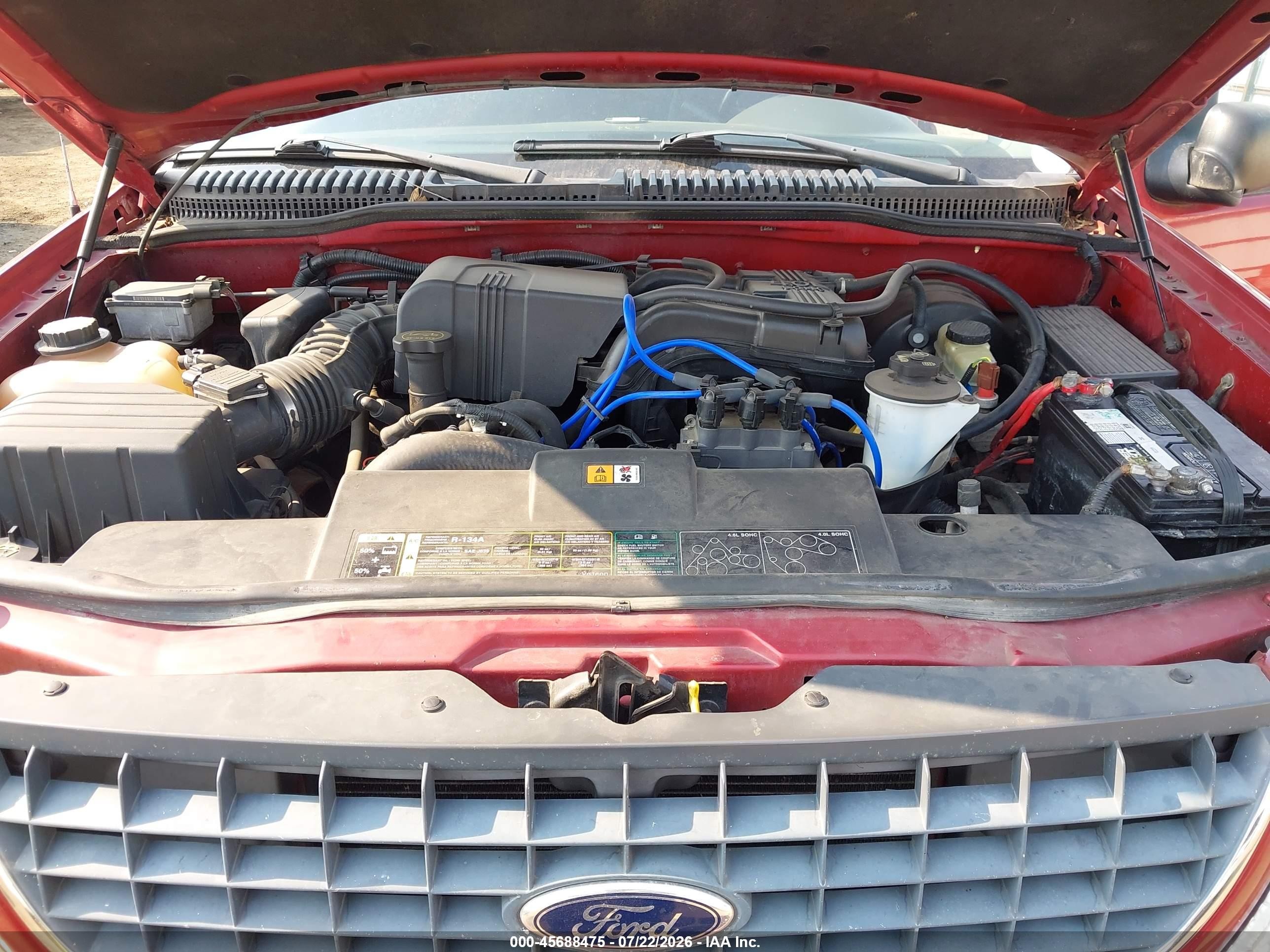 2002 Ford Explorer Xlt Red vin: 1FMZU73K12ZC68454