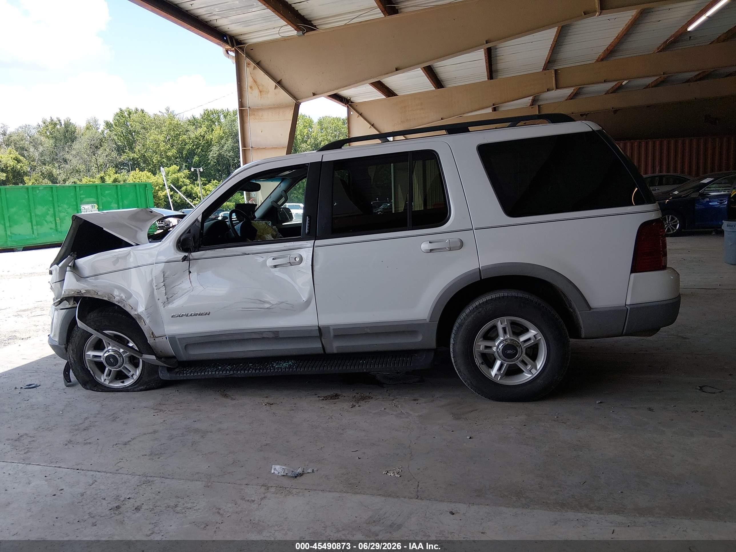 2002 Ford Explorer Xlt Белый vin: 1FMZU73K12ZC68924