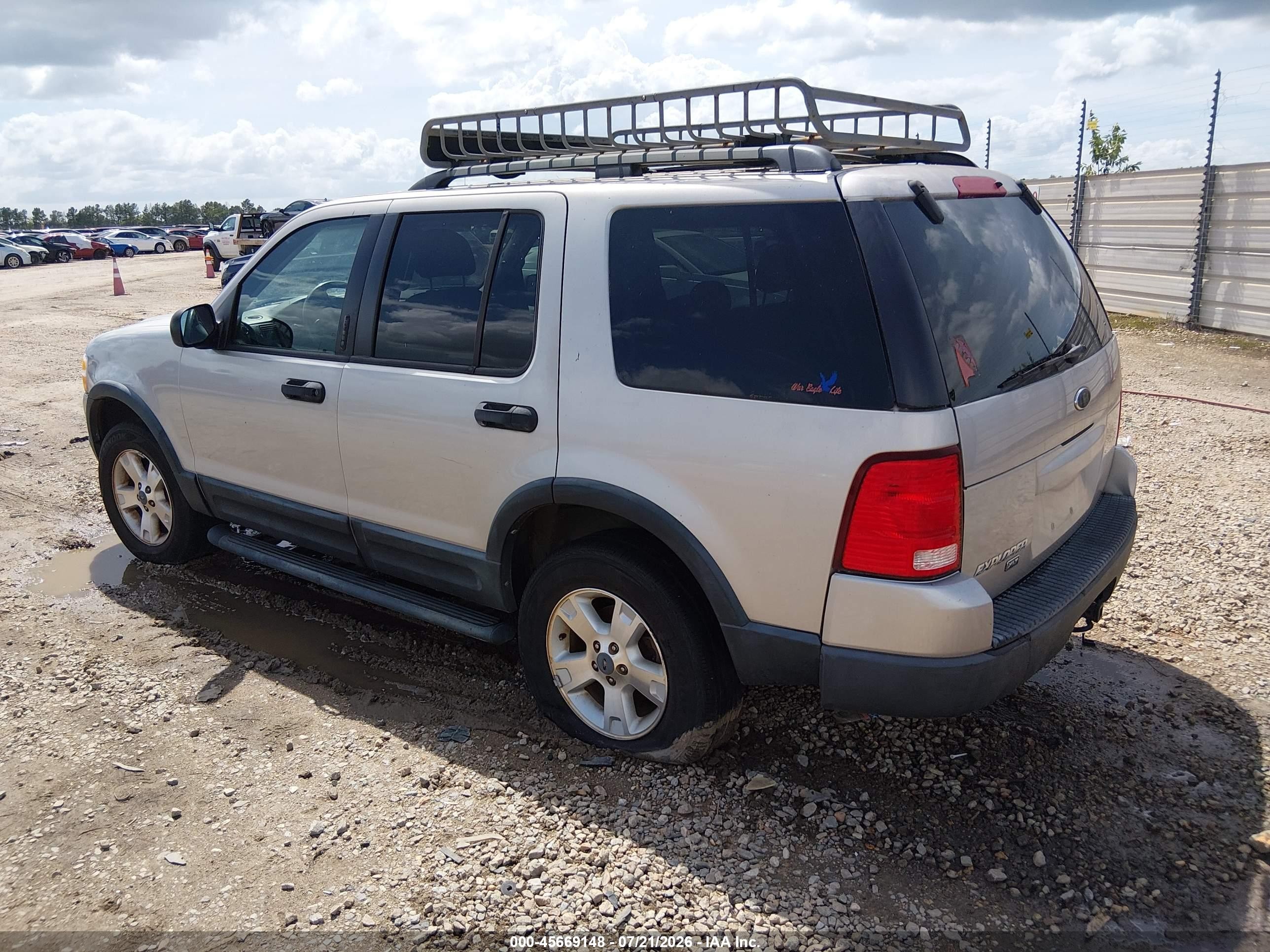 2003 Ford Explorer Nbx/xlt Silver vin: 1FMZU73K13UB21369
