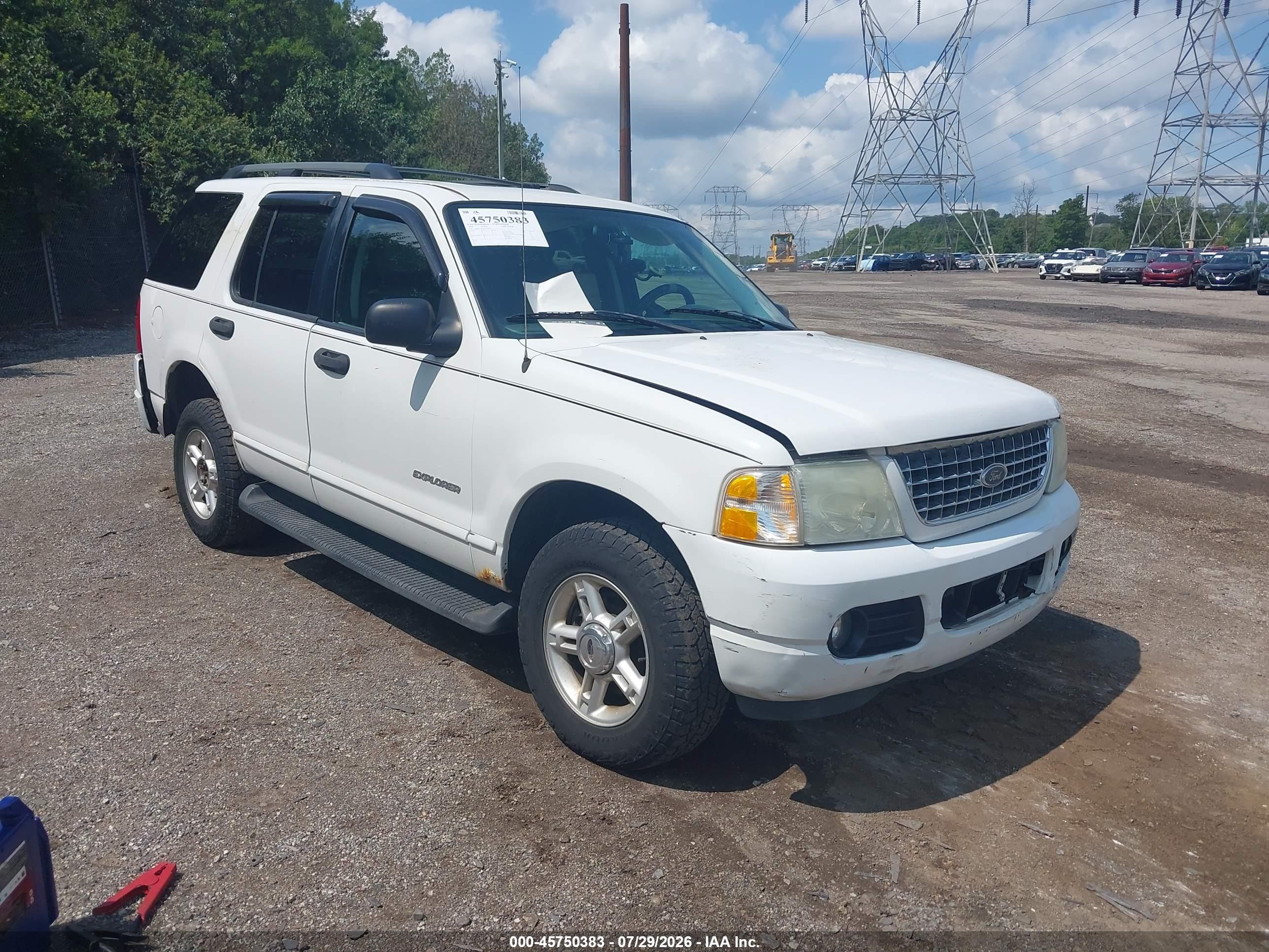 2004 Ford Explorer Nbx/xlt White vin: 1FMZU73K14UB29358