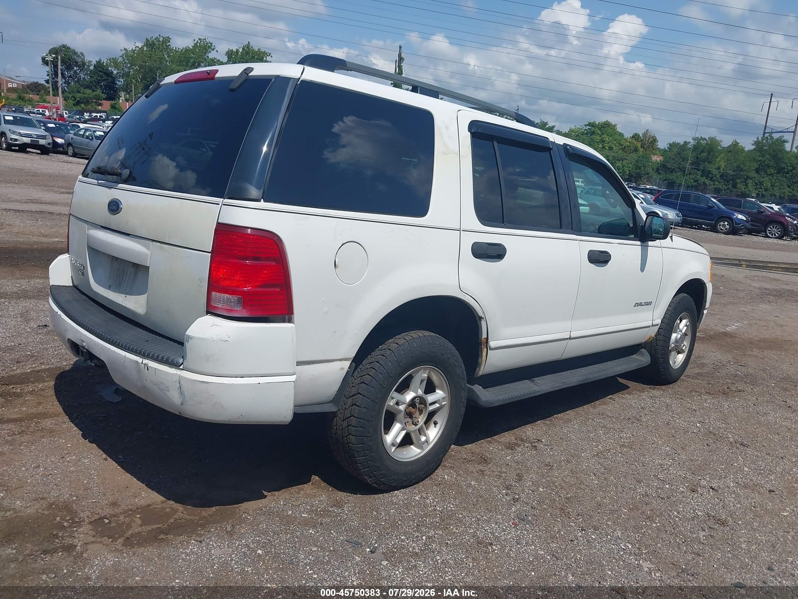 2004 Ford Explorer Nbx/xlt White vin: 1FMZU73K14UB29358