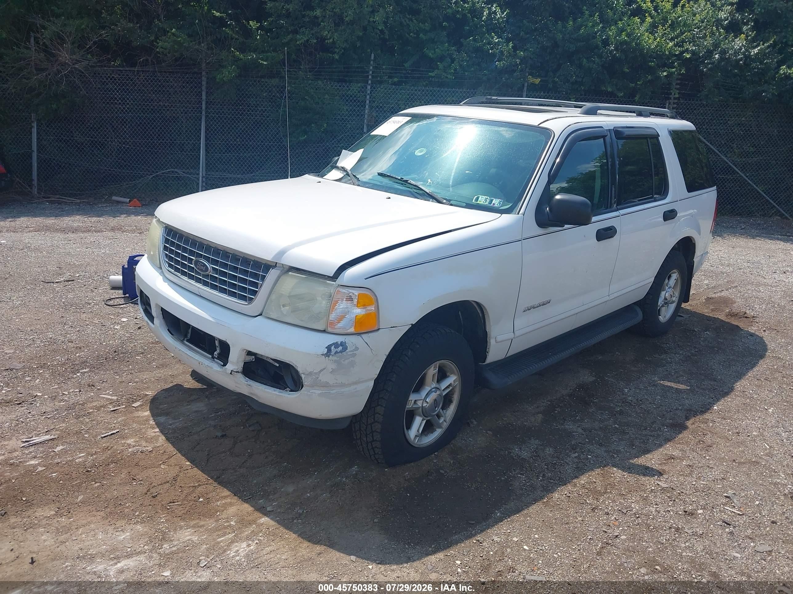 2004 Ford Explorer Nbx/xlt White vin: 1FMZU73K14UB29358