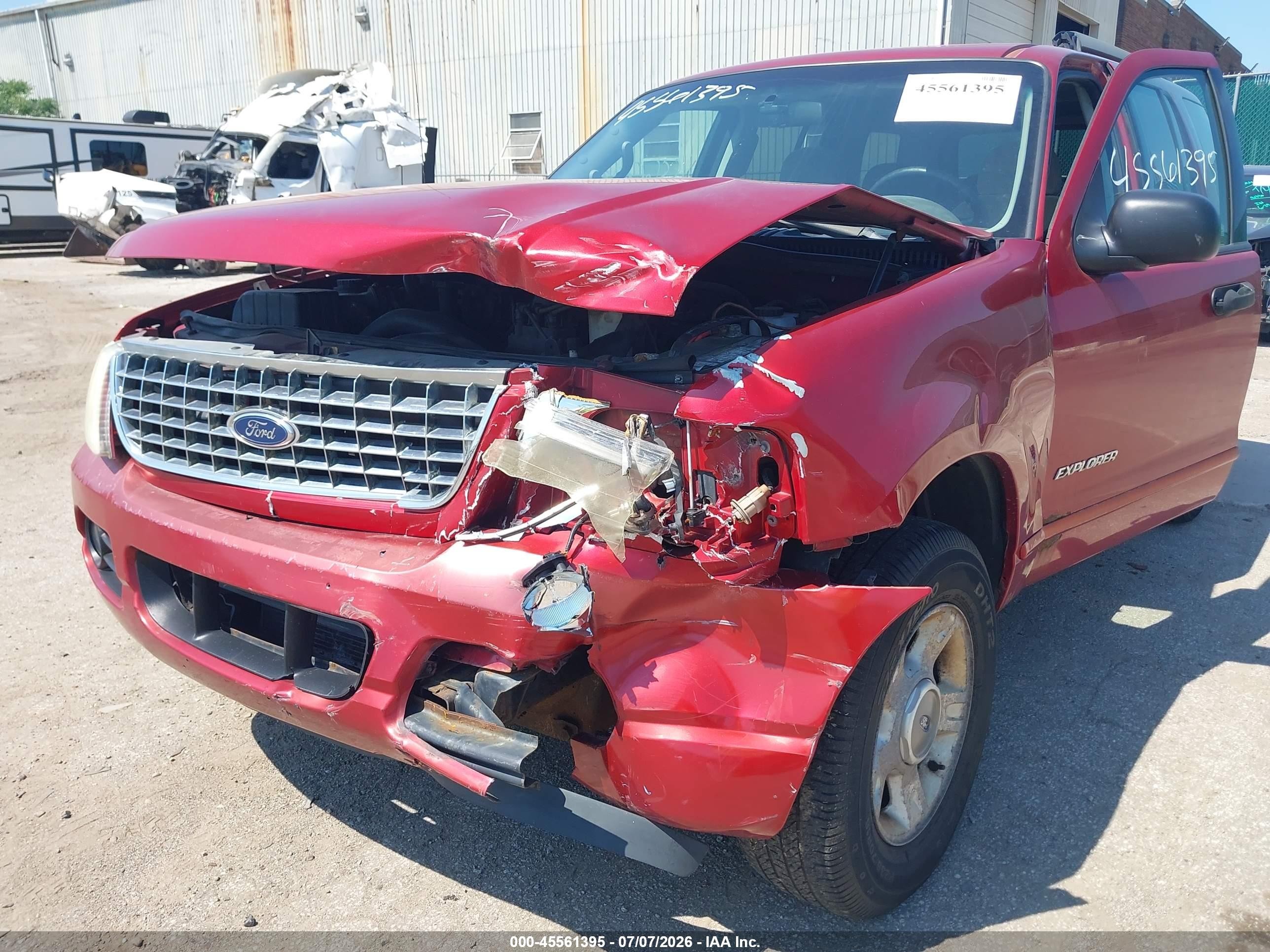 2005 Ford Explorer Xlt/xlt Sport Red vin: 1FMZU73K15UA02725
