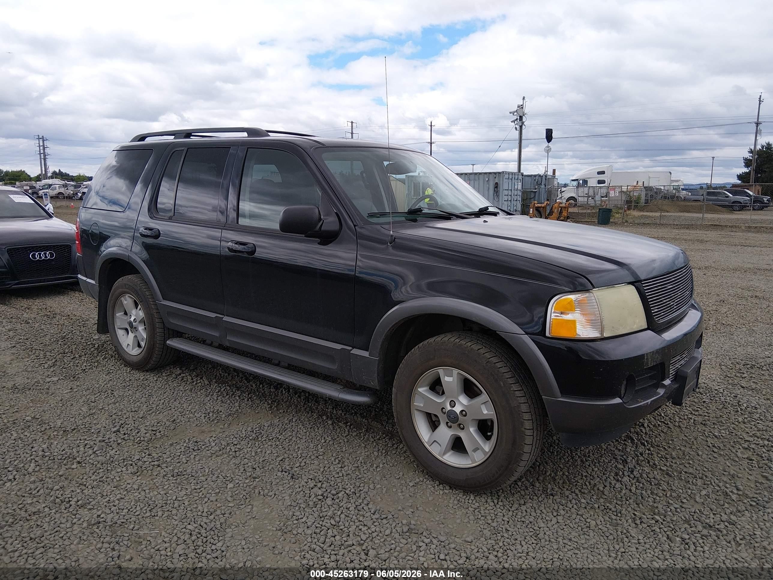 2003 Ford Explorer Nbx/xlt Black vin: 1FMZU73K33UB31708
