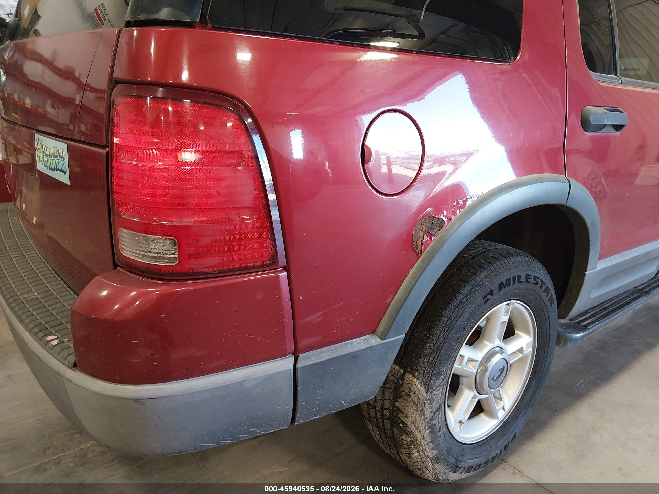 2003 Ford Explorer Nbx/xlt Red vin: 1FMZU73K33ZB52402