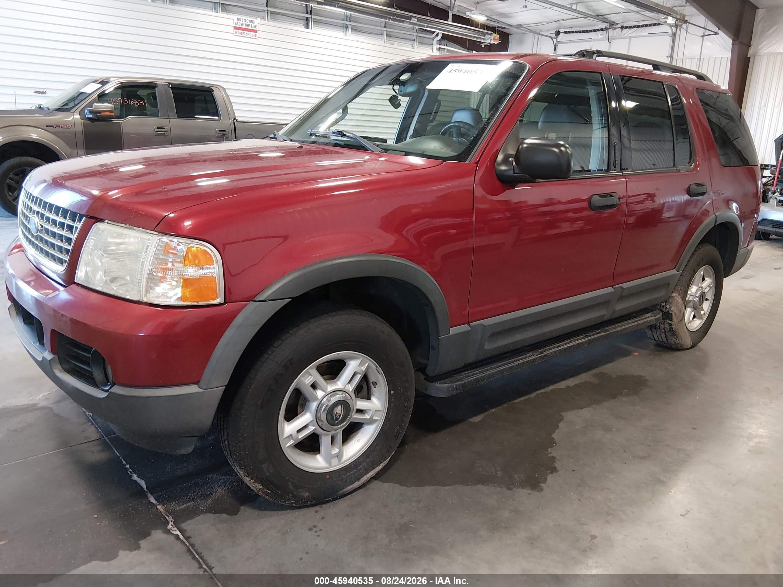 2003 Ford Explorer Nbx/xlt Red vin: 1FMZU73K33ZB52402