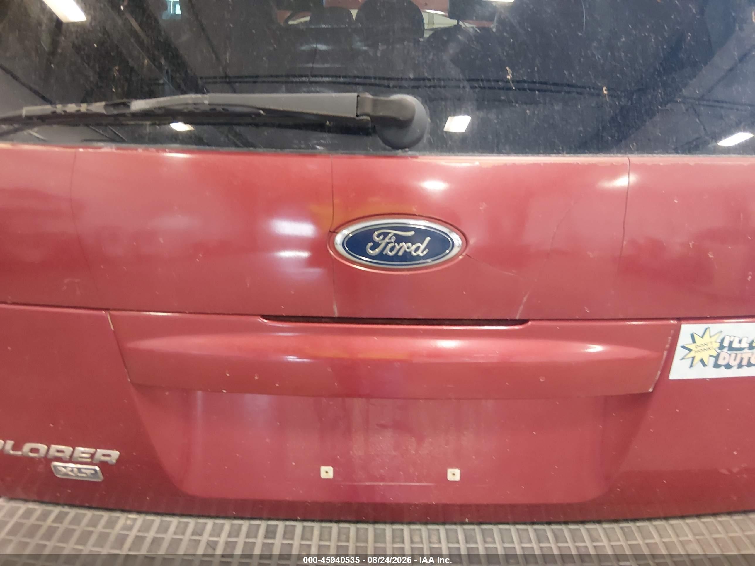 2003 Ford Explorer Nbx/xlt Red vin: 1FMZU73K33ZB52402