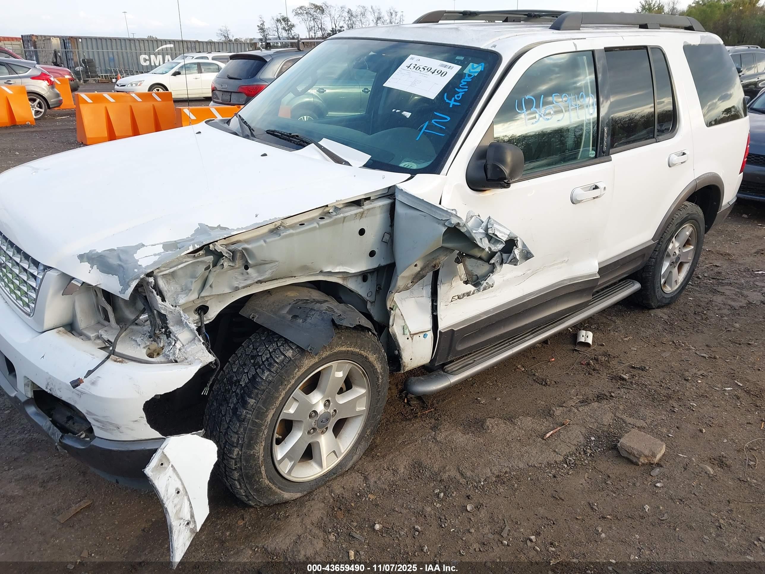 2005 Ford Explorer Xlt/xlt Sport Белый vin: 1FMZU73K35UA09787