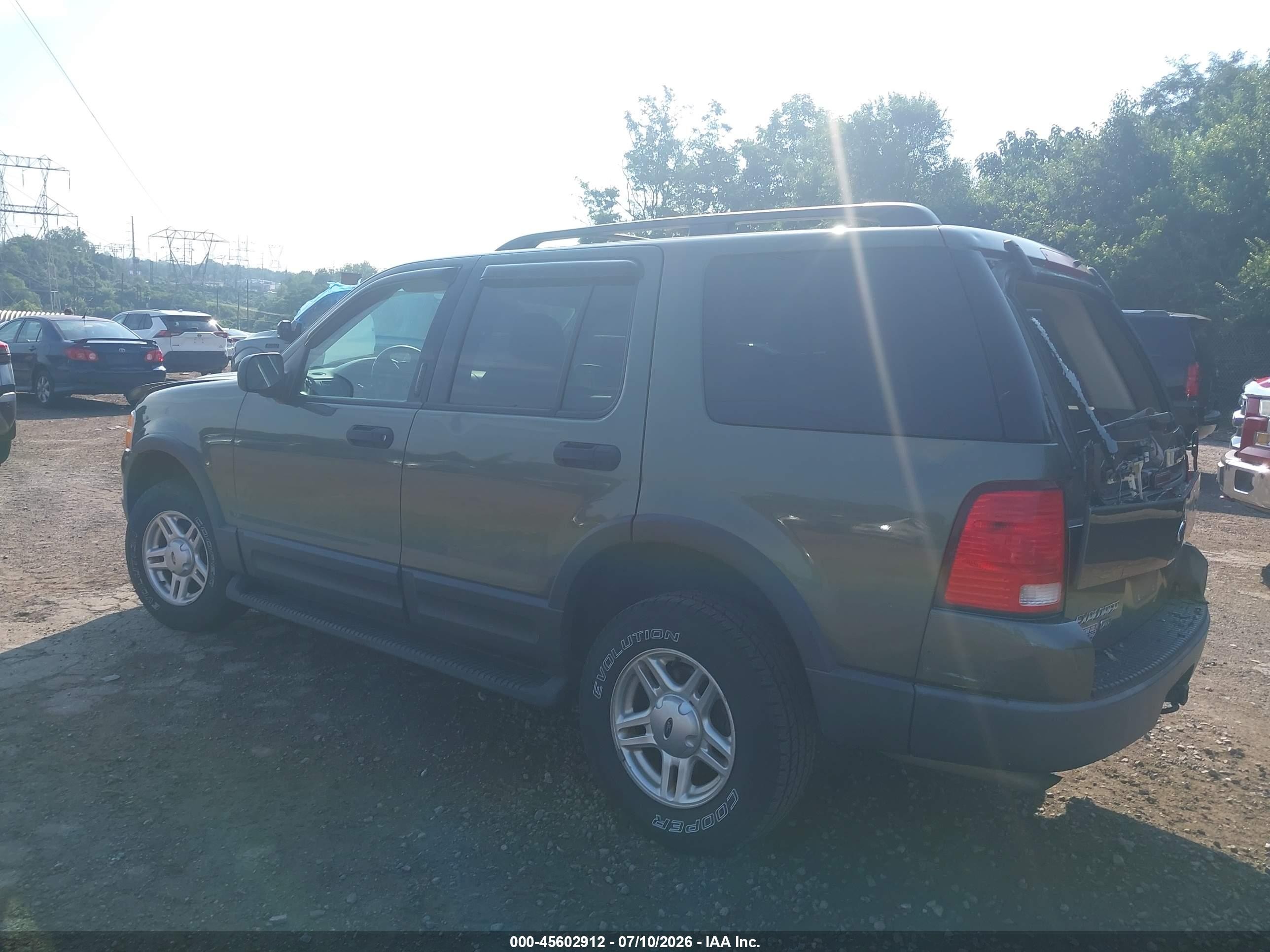 2003 Ford Explorer Nbx/xlt Green vin: 1FMZU73K43UC65790