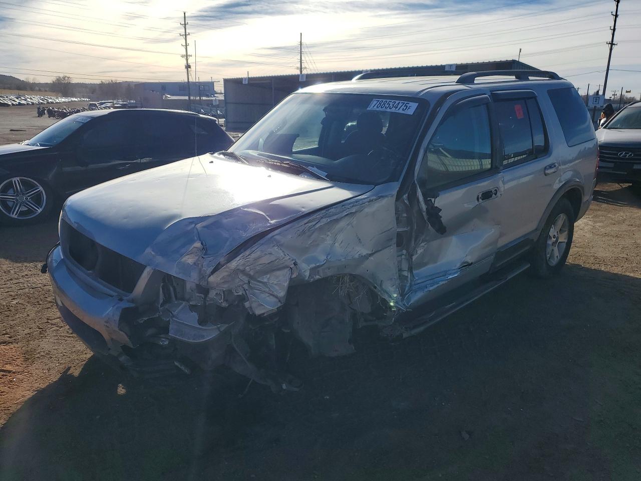 2003 Ford Explorer Xlt Silver vin: 1FMZU73K43ZA22161
