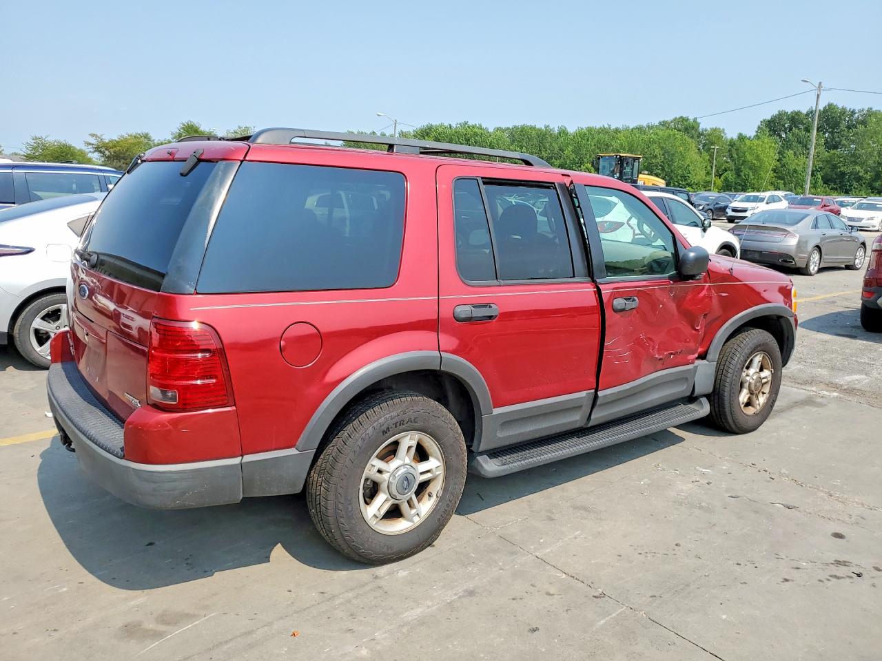 2003 Ford Explorer Xlt Red vin: 1FMZU73K43ZA85907