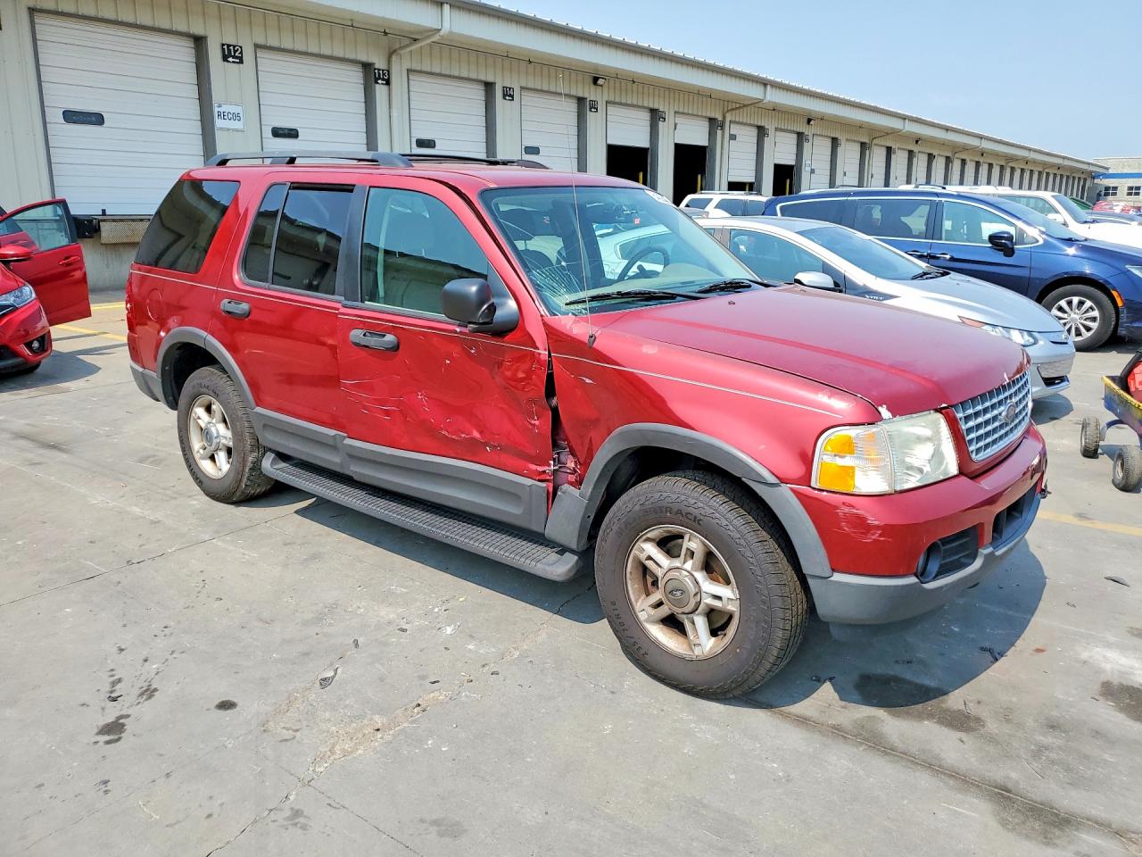 2003 Ford Explorer Xlt Red vin: 1FMZU73K43ZA85907